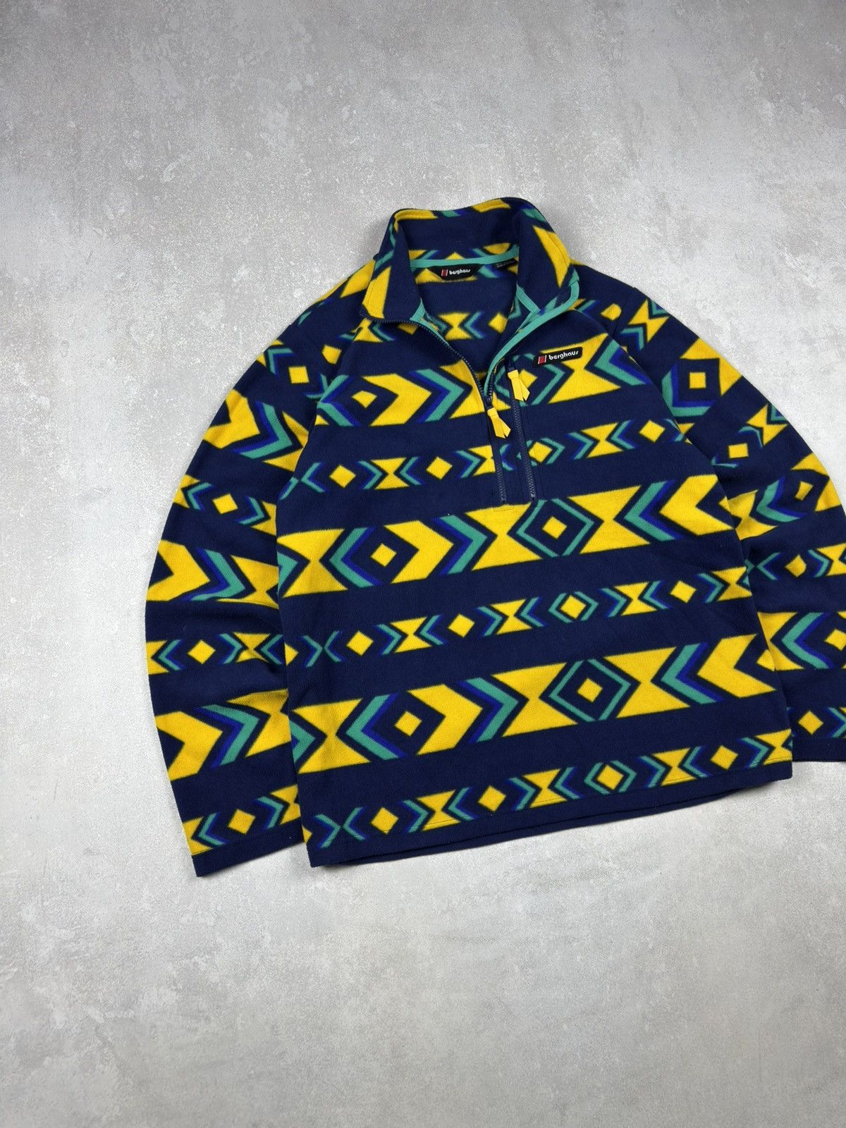 Berghaus Berghaus Prism Print Trango Half Fleece 1/4 Zip Outdoor Size US XL / EU 56 / 4 - 2 Thumbnail