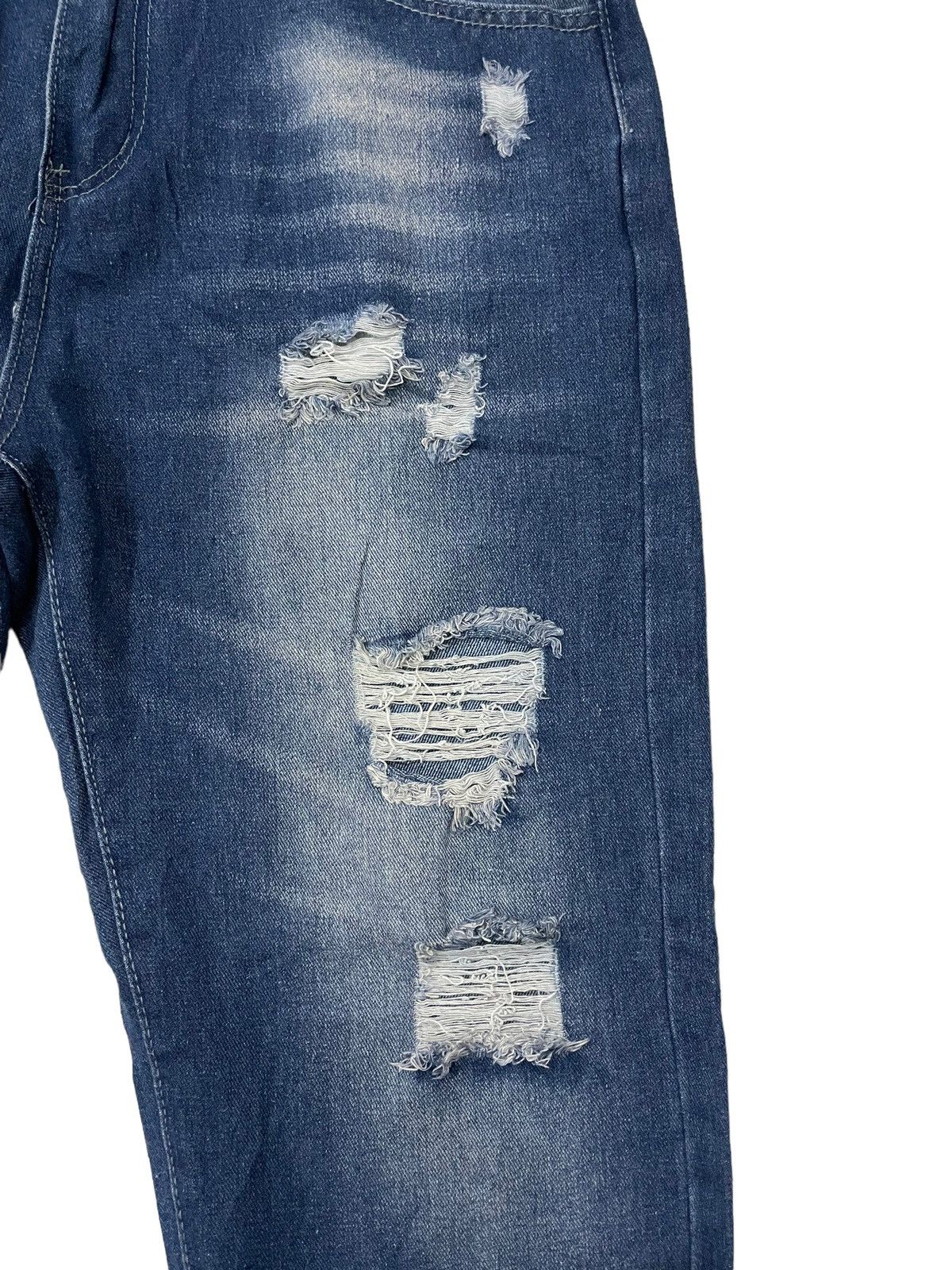 Japanese Brand Japanese Brand Romwe Distressed Denim Jeans Size US 36 / EU 52 - 7 Thumbnail