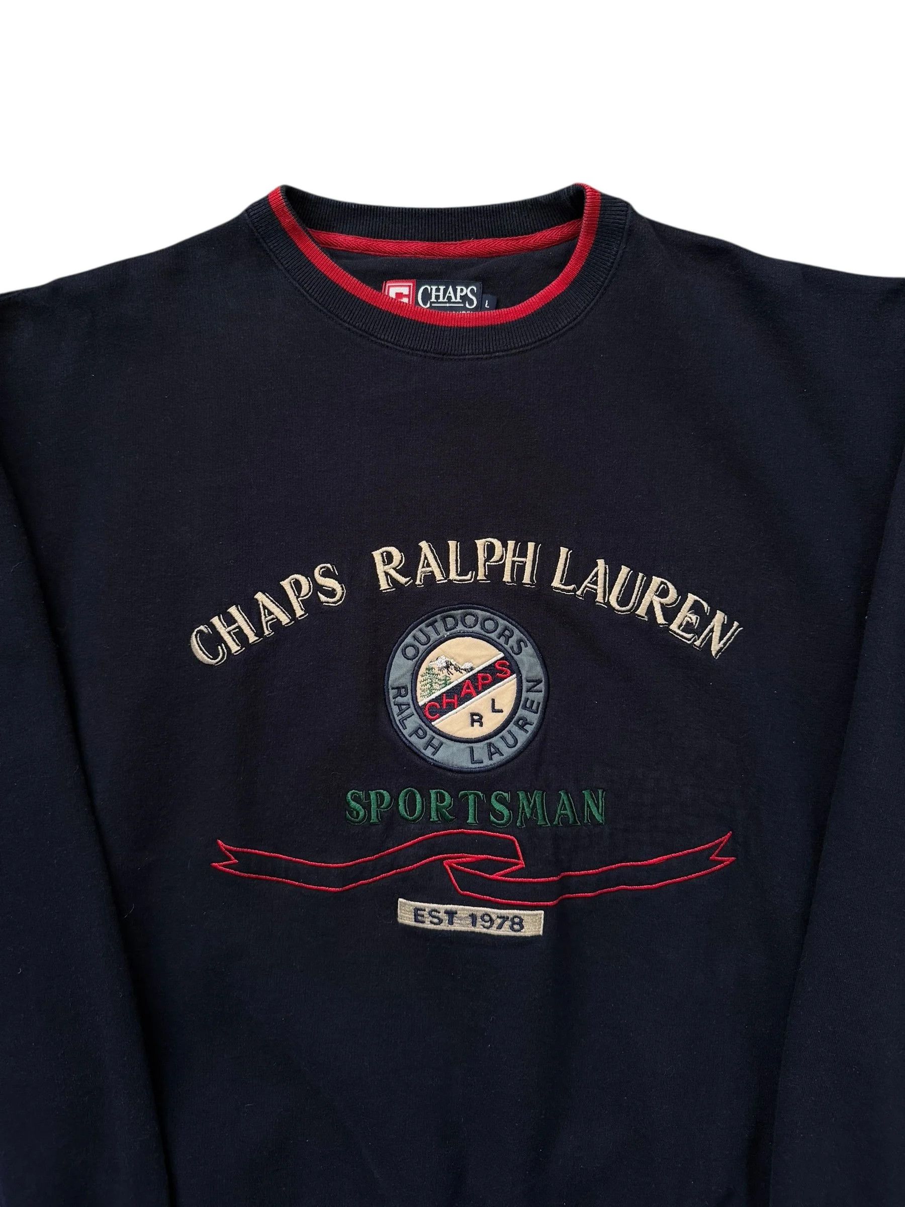 Polo Ralph Lauren Vintage 90s Chaps Ralph Lauren Crewneck Size L Size US L / EU 52-54 / 3 - 2 Thumbnail