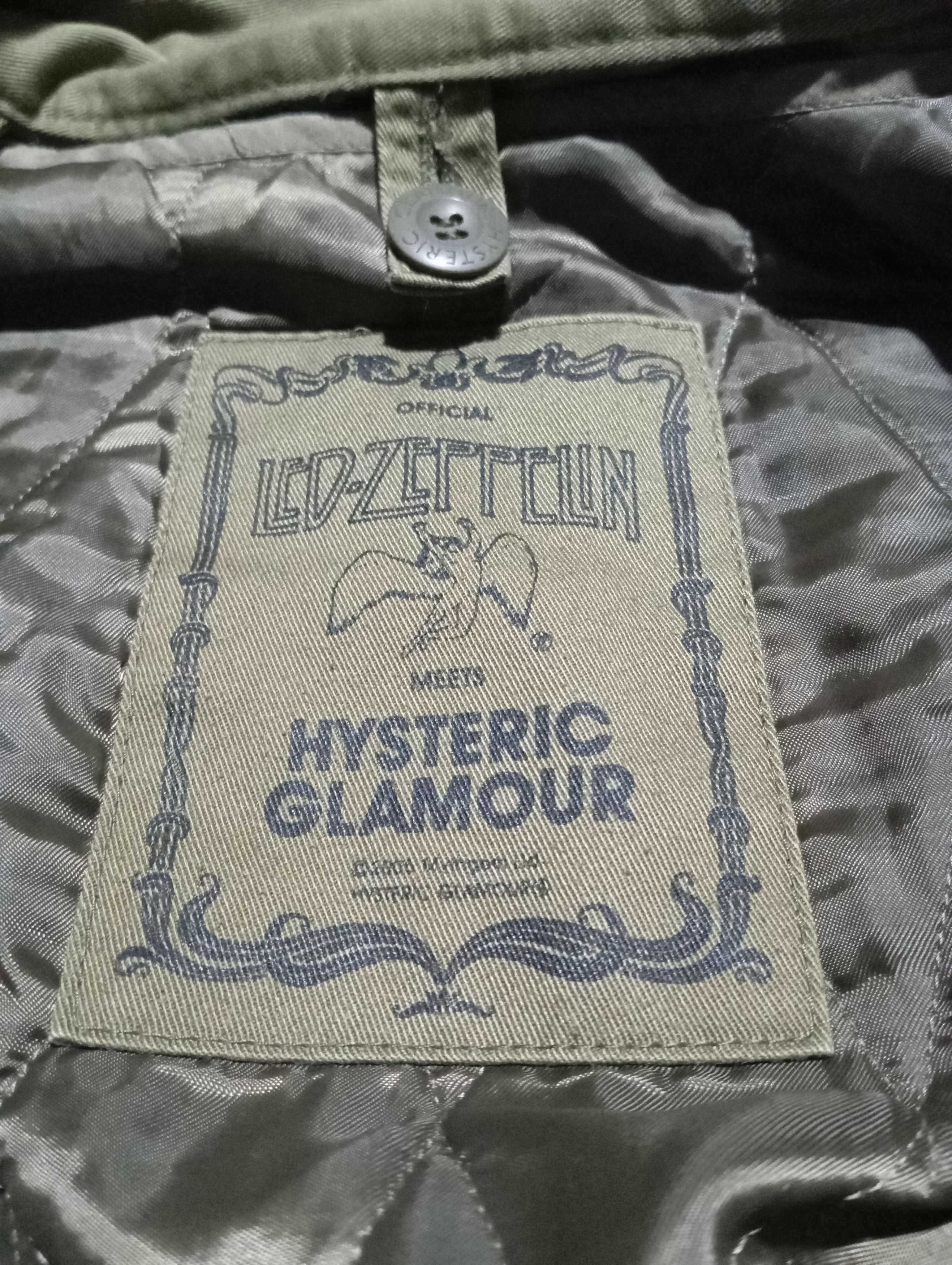 Hysteric Glamour Vintage Hysteric Glamour x Led Zeppelin M-65 Military Jacket Size US S / EU 44-46 / 1 - 9 Thumbnail