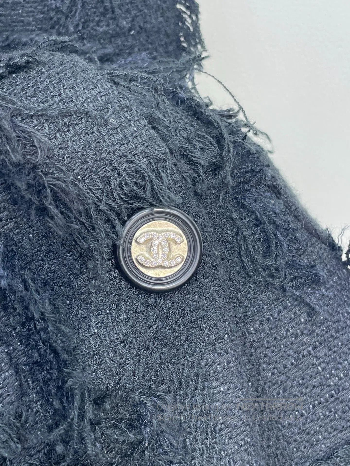 Chanel Chanel 21S Black Fringe Coat. Size XS / US 0-2 / IT 36-38 - 3 Thumbnail