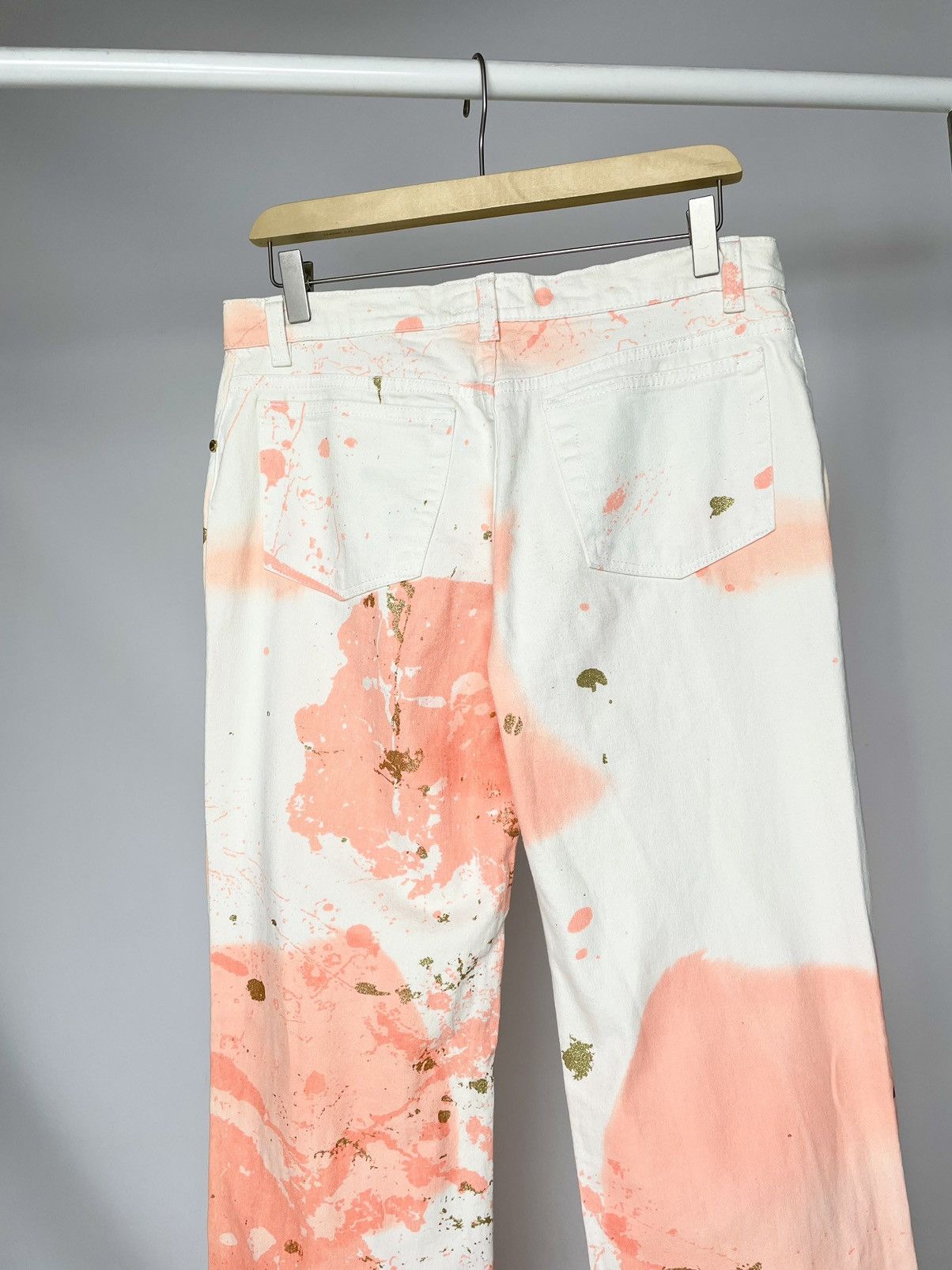 Roberto Cavalli Roberto Cavalli Vintage Paint Graphic White Jeans Just Pants Size US 32 / EU 48 - 9 Thumbnail