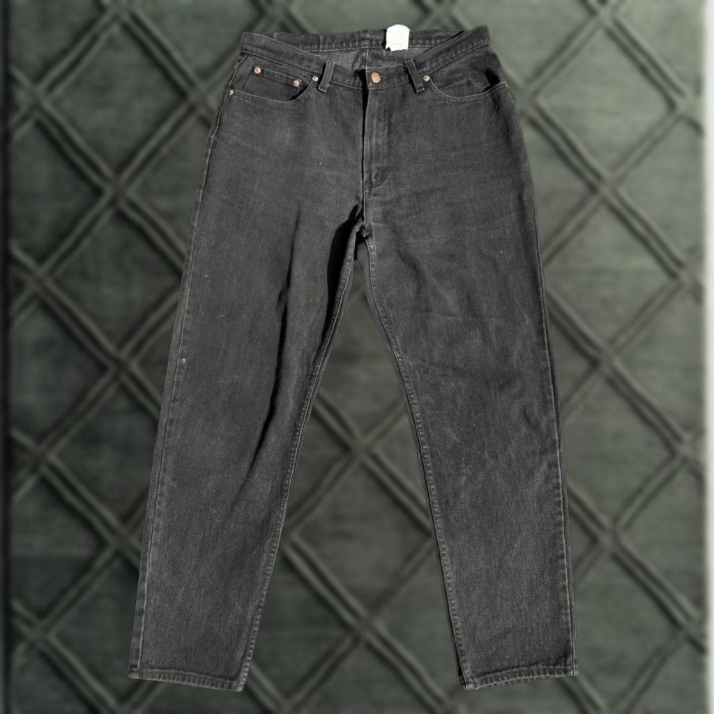 Jordache VINTAGE Jordache Jeans Black Denim Womens Size 14 Regular Straight 13/14 Size 36" / US 14 / IT 50 - 1 Thumbnail