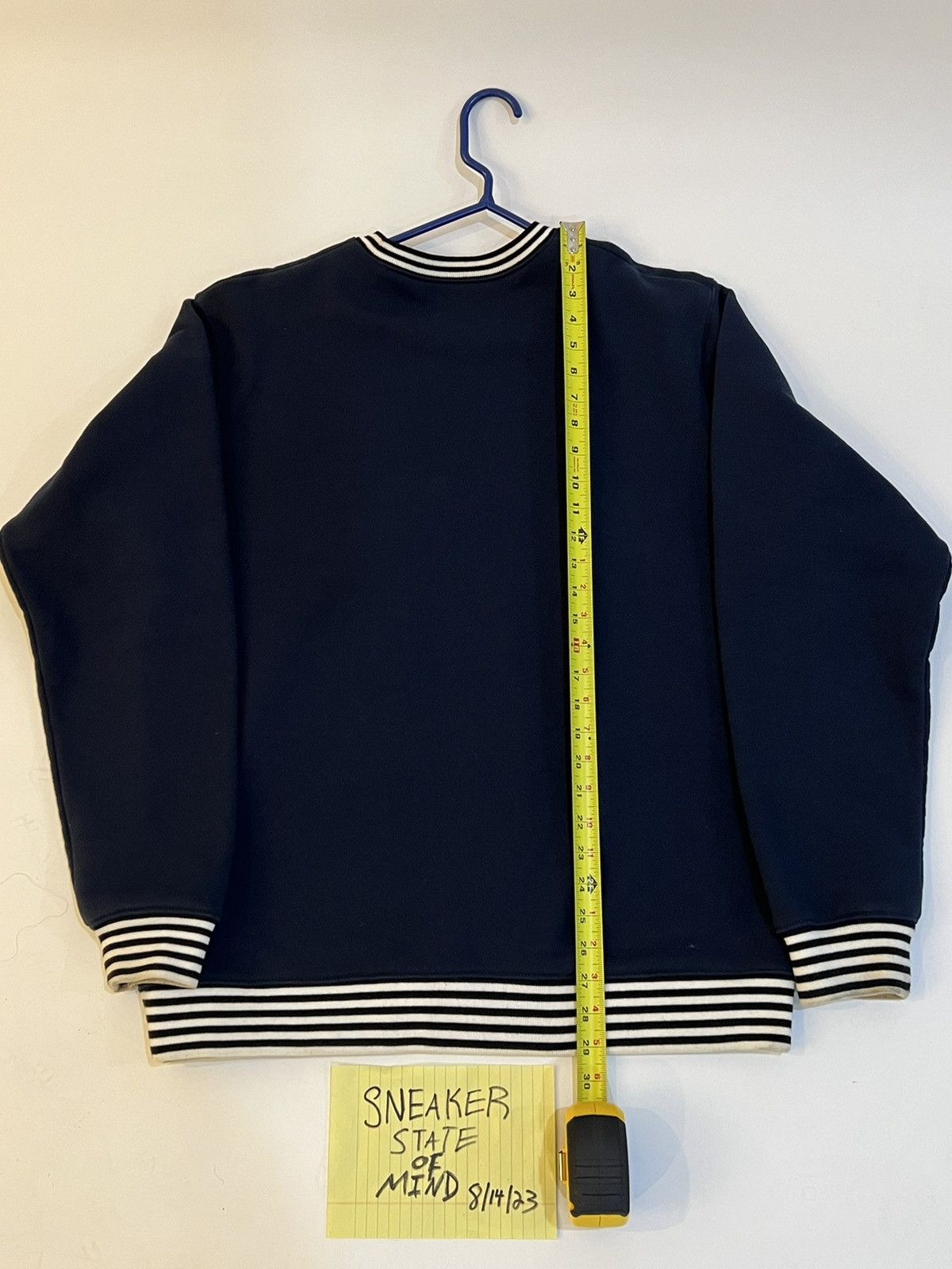 Supreme RARE Supreme Classic Logo Ribbed Crewneck Sweatshirt Large Size US L / EU 52-54 / 3 - 4 Thumbnail