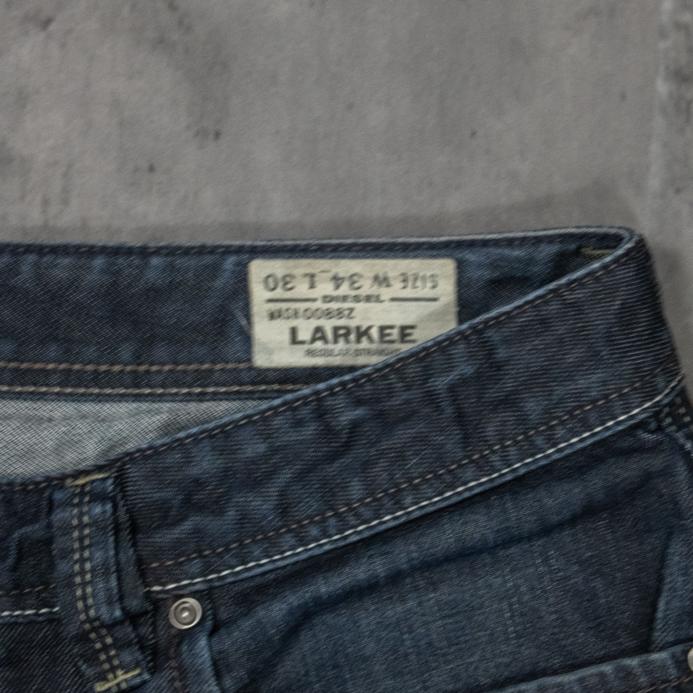 Diesel Y2K 00's Diesel Industry's Indigo Baggy Relax Denim Pant's Size US 36 / EU 52 - 9 Thumbnail