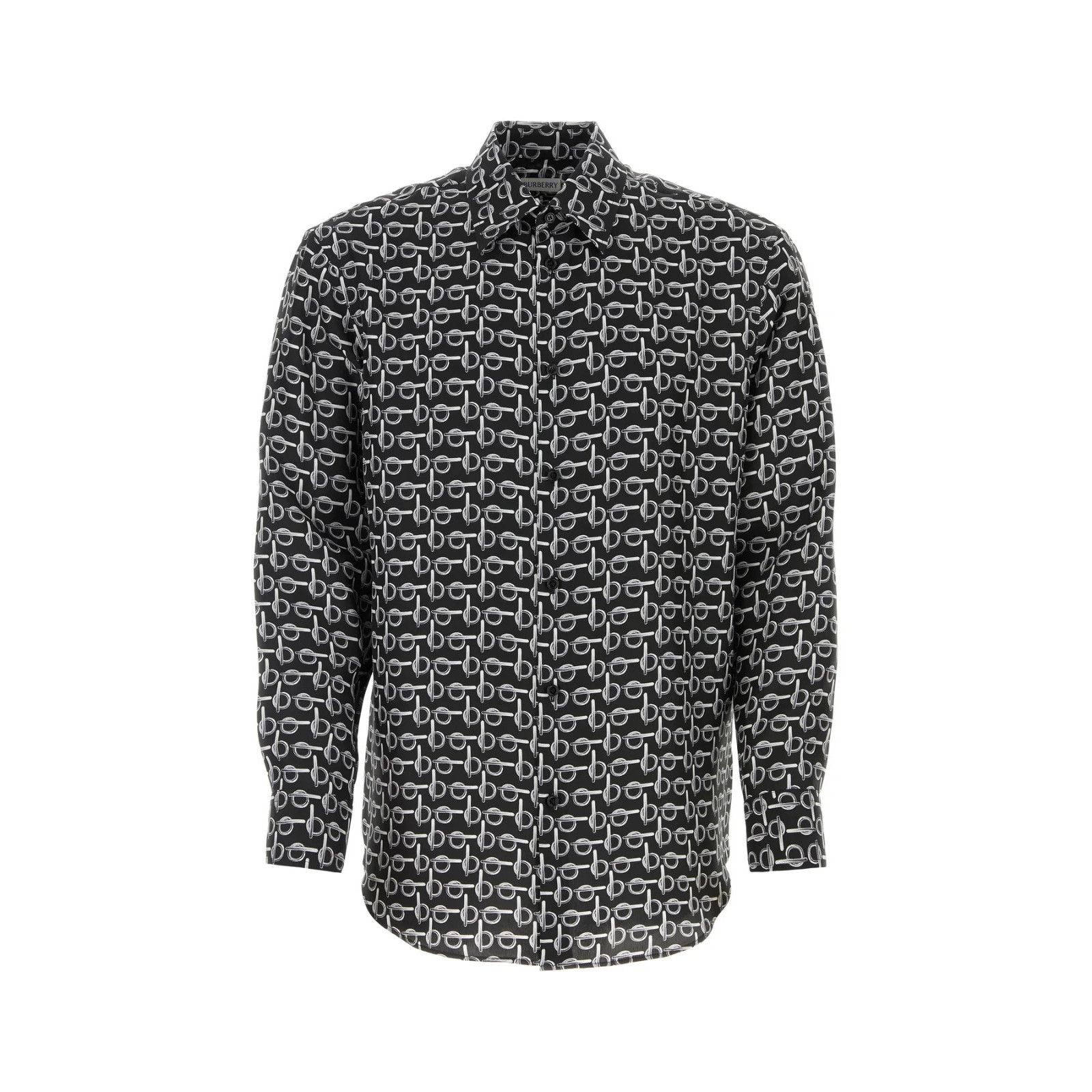 Burberry BURBERRY Printed Silk Oversize Shirt New & Authentic (Men's Size US M / EU 48-50 / 2 - 1 Thumbnail