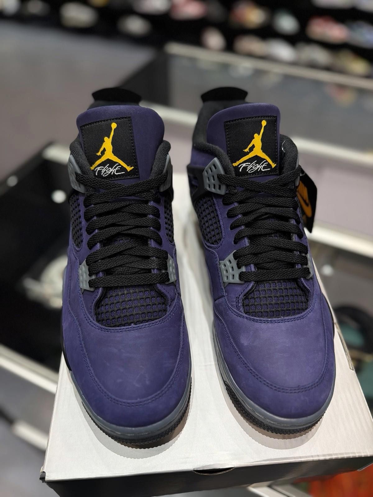 Jordan Brand Air Jordan 4 Retro Lakers "Imperial Purple" FV5029-500 (7.5) Size US 7.5 / EU 40-41 - 10 Thumbnail