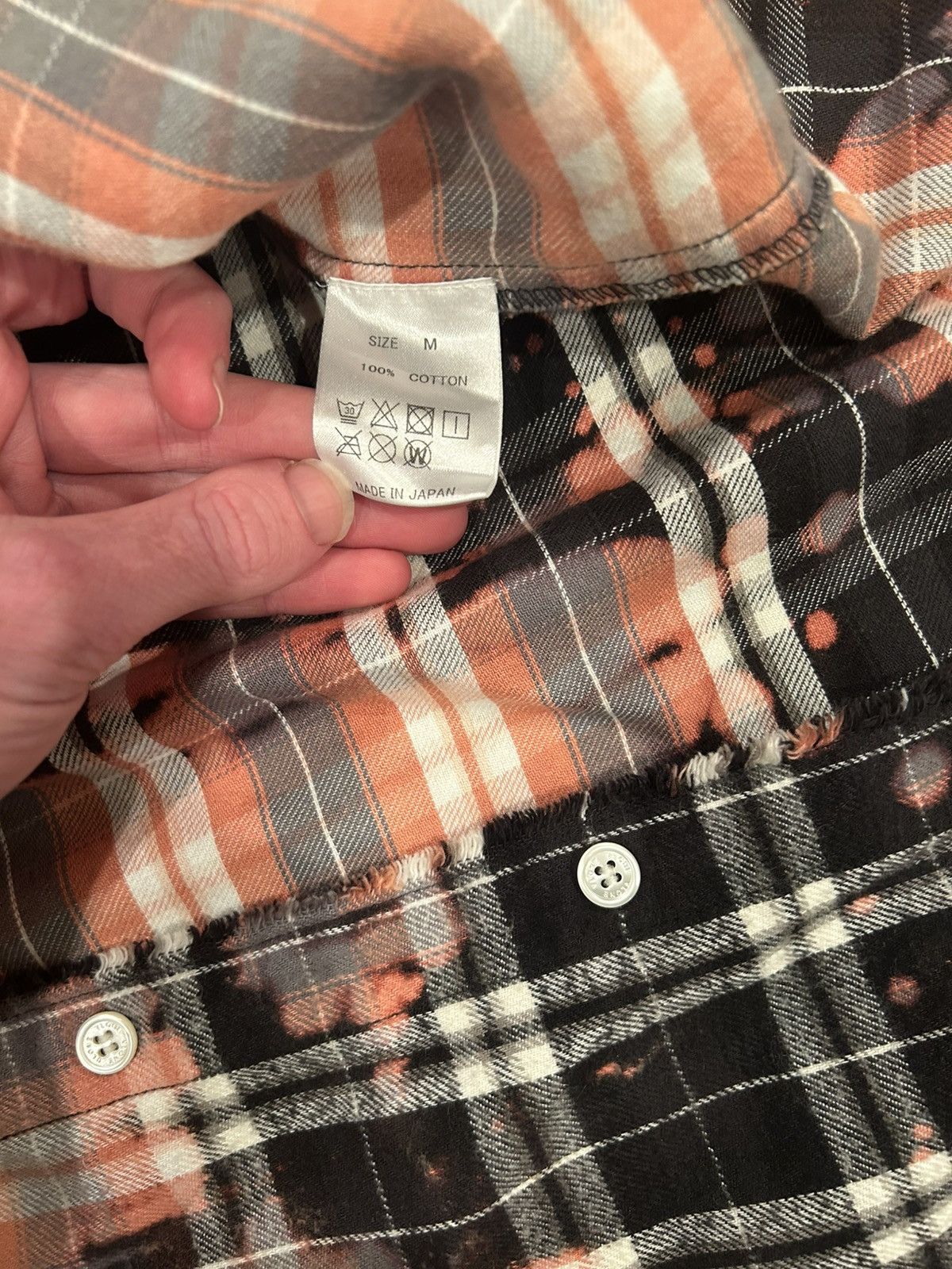 Vlone SS18 Bleached Vlone Flannel Size US M / EU 48-50 / 2 - 4 Thumbnail