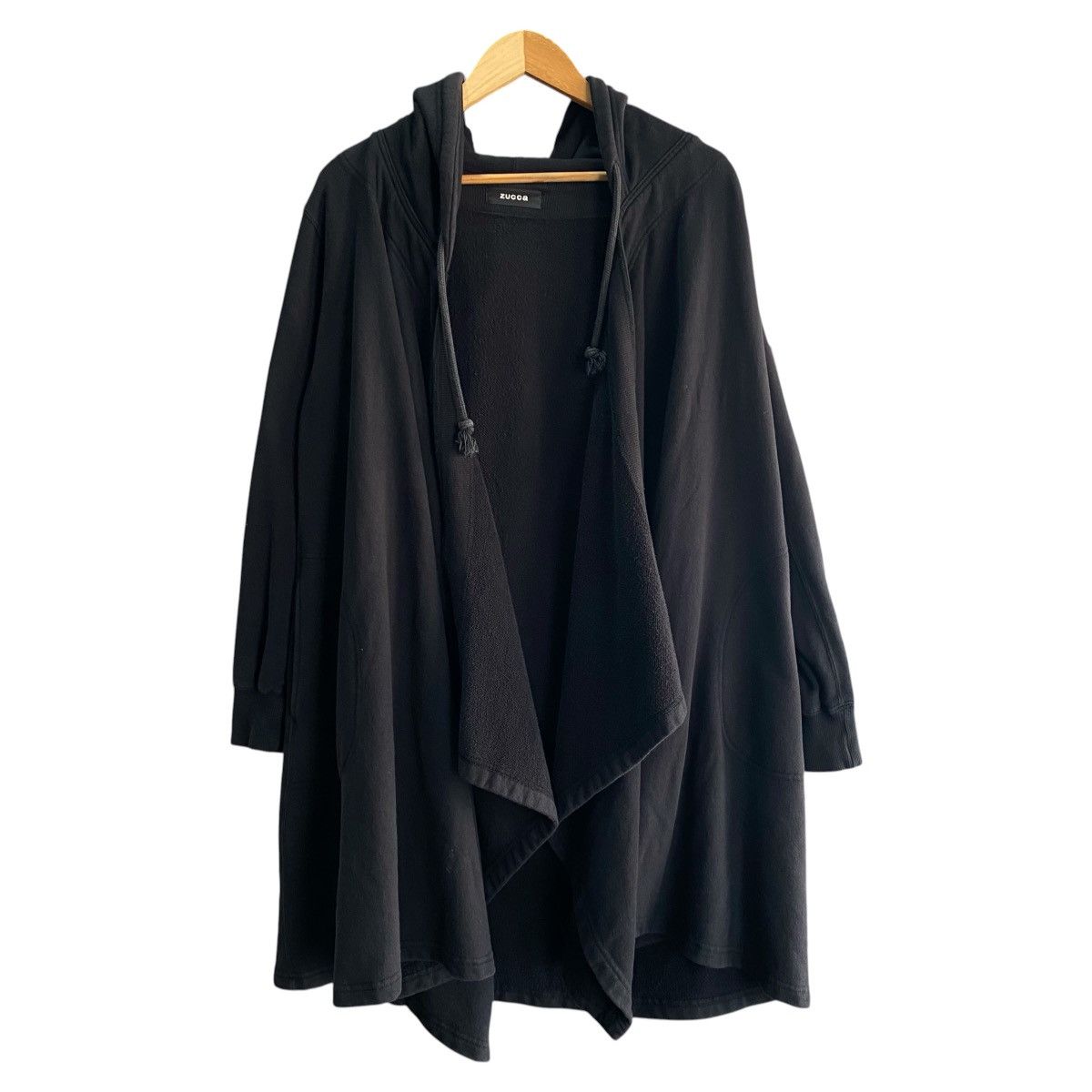 Zucca ZUCCa Issey Miyake Draped Hooded Long Cardigan Cape Poncho Size US M / EU 48-50 / 2 - 1 Thumbnail