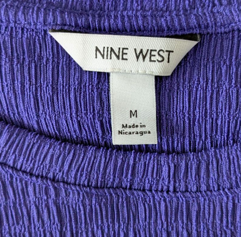 Nine West Nine West women's side knot knit tank NWT Size M / US 6-8 / IT 42-44 - 5 Thumbnail