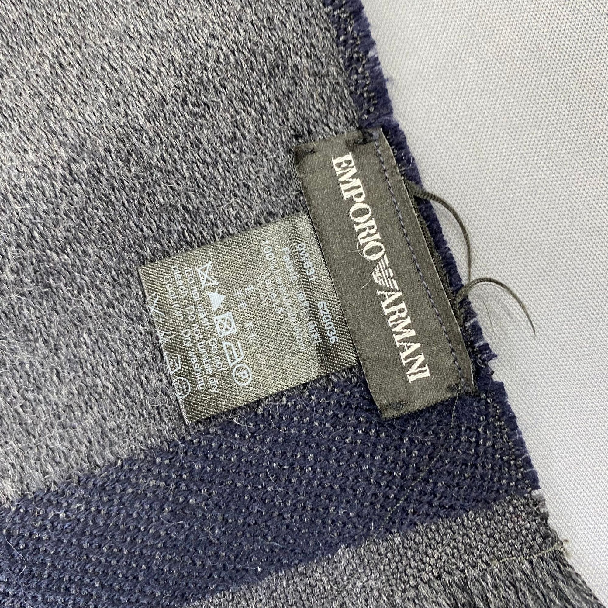 Emporio Armani Vintage Emporio Armani Scarf Muffler Wool Winter Scarves Size ONE SIZE - 5 Thumbnail
