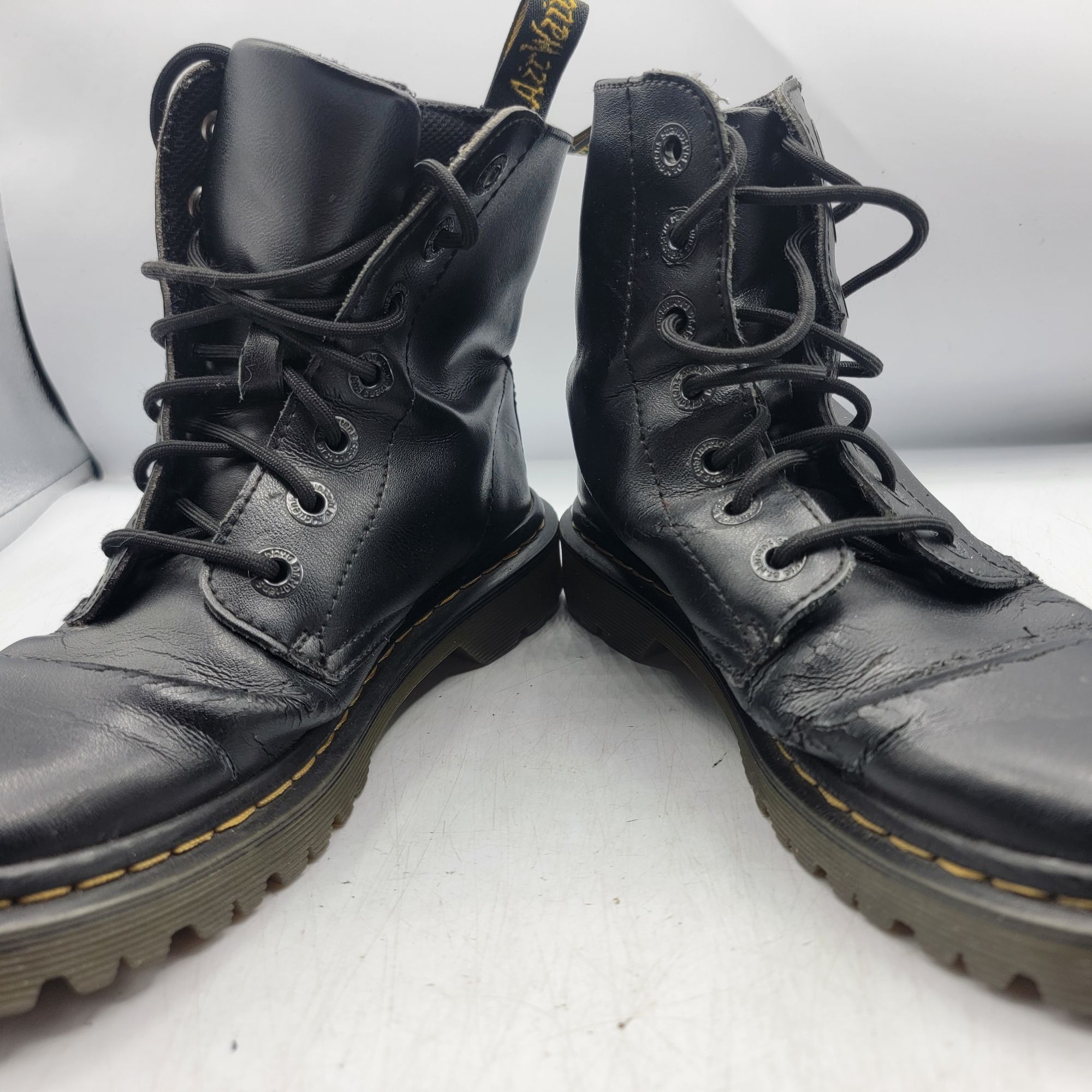 Dr. Martens Dr. Martens Luana Womens 6 Black Boots Rave Party Casual Out Size US 6 / IT 36 - 3 Thumbnail