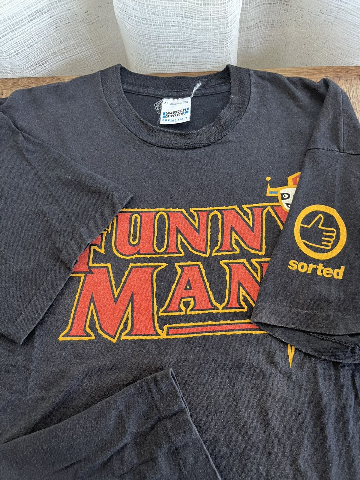Vintage Vintage FUNNY MAN Horror Movie 1994’s T-shirt Size US XL / EU 56 / 4 - 7 Thumbnail