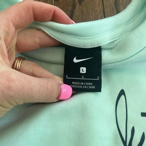 Nike Nike mint blue pullover Size L / US 10 / IT 46 - 2 Thumbnail