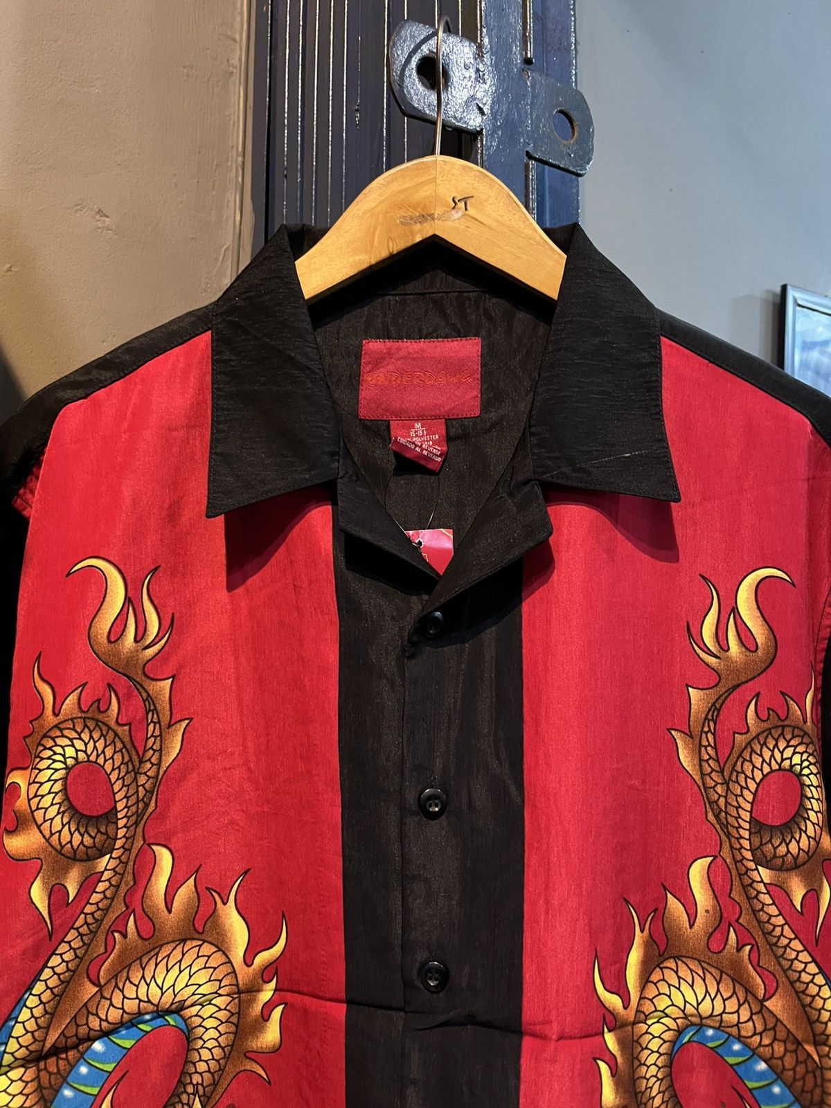 Sun Surf Vintage Underdawg dragon print open collar button shirt Size US L / EU 52-54 / 3 - 4 Thumbnail