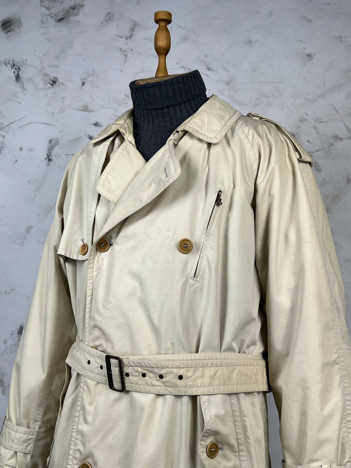 Bogner Bogner Double Breasted Trench Coat Long Jacket XL - XXL Size US XL / EU 56 / 4 - 4 Thumbnail