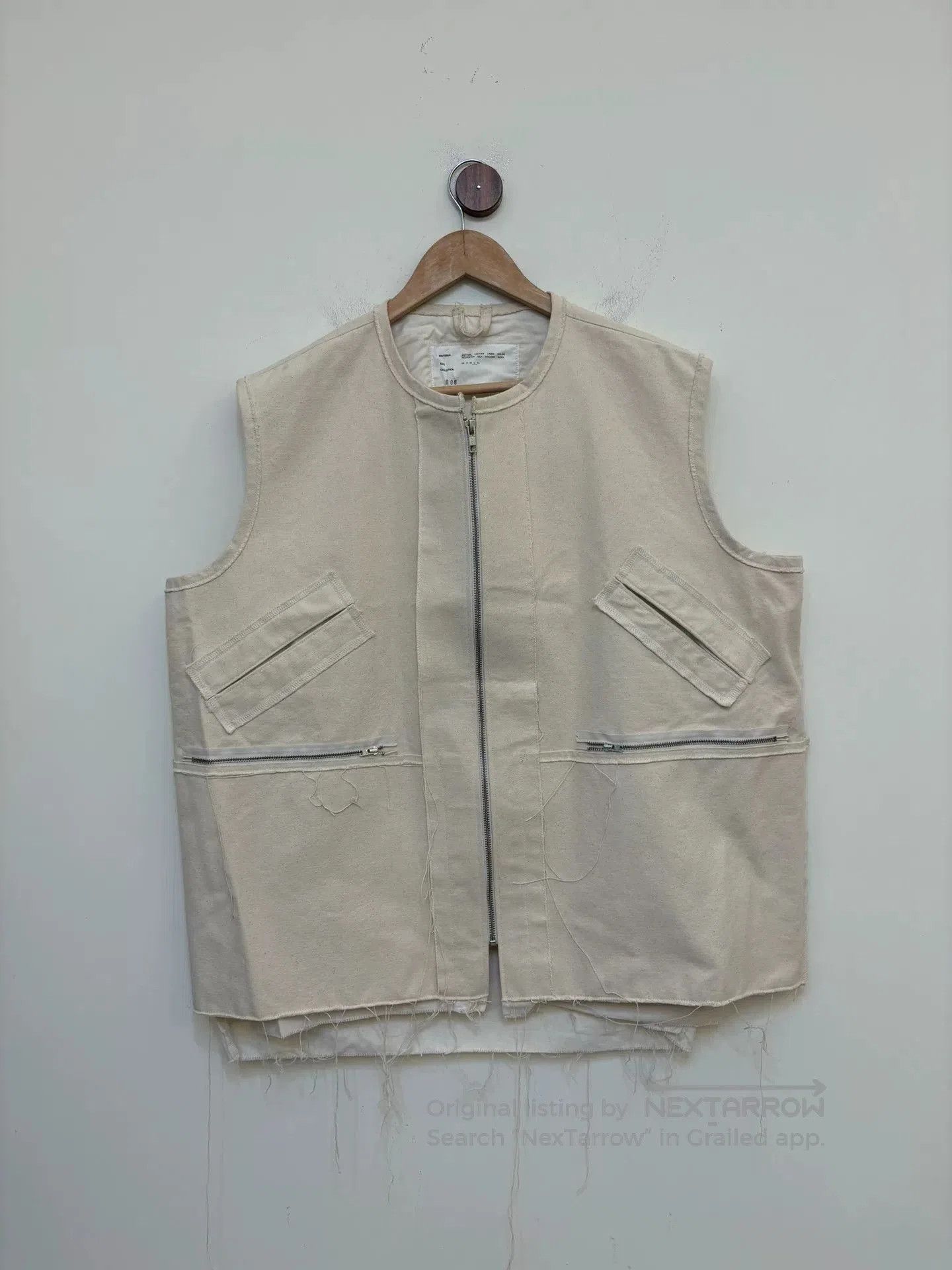 Camiel Fortgens Camiel Fortgens Canvas Vest. Size US L / EU 52-54 / 3 - 2 Thumbnail