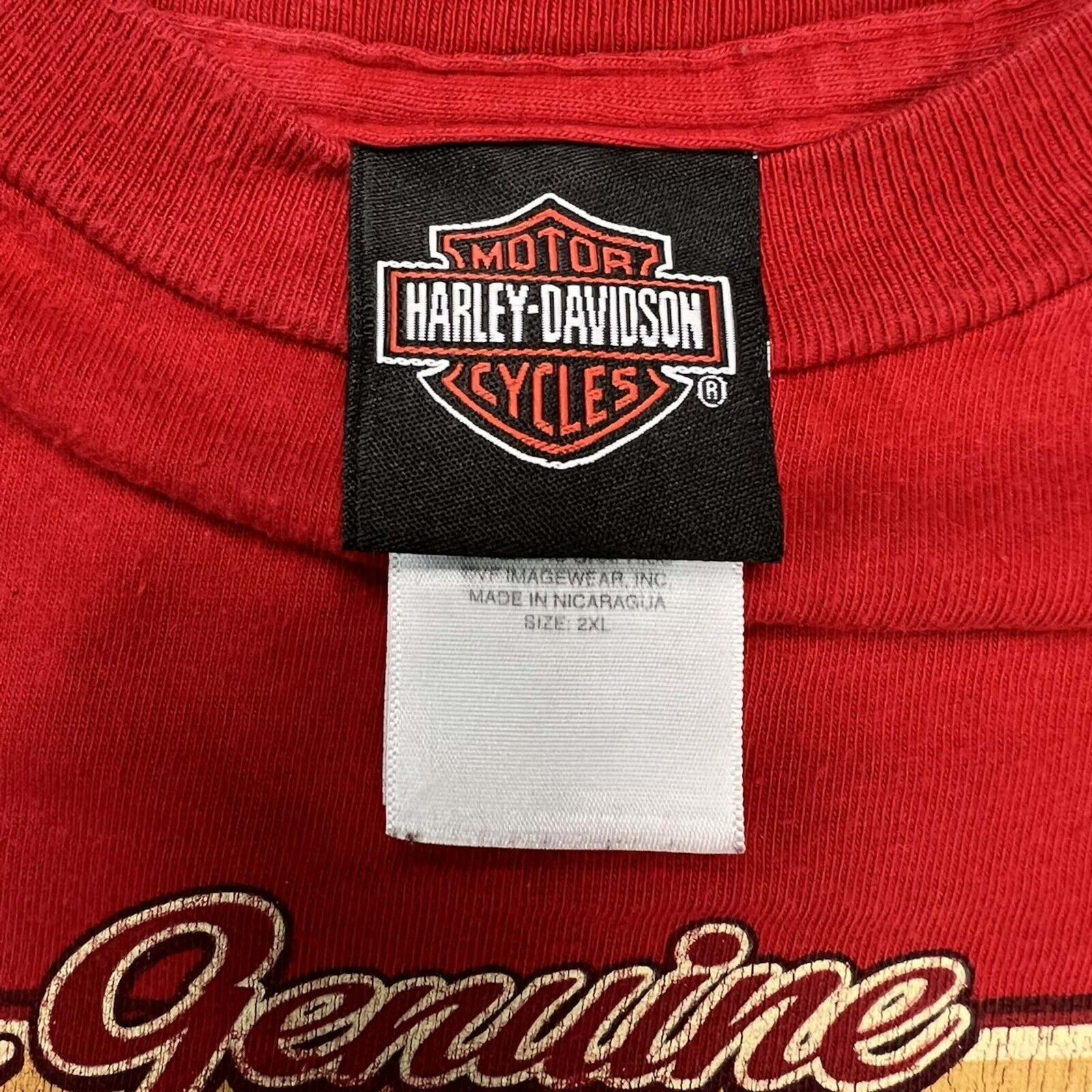 Harley Davidson × Vintage Vintage 2012 Harley Davidson T Shirt New York Motorcycle Tee Size US XXL / EU 58 / 5 - 6 Thumbnail