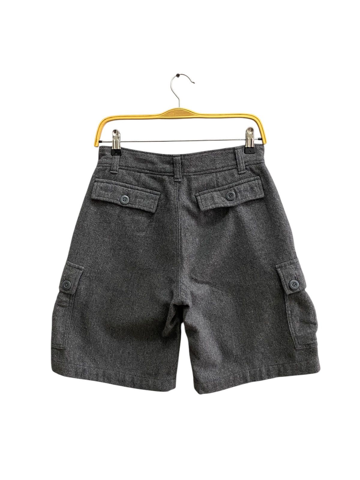 Journal Standard × Vintage Vintage Journal Standard Wool Cargo Baggy Shortpants Size 28" / US 6 / IT 42 - 4 Thumbnail