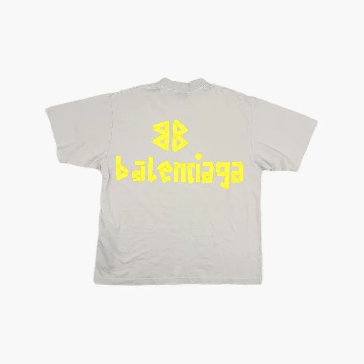 Balenciaga Balenciaga Printed Short Sleeve T-Shirt 0079-2507 Size US XL / EU 56 / 4 - 2 Thumbnail