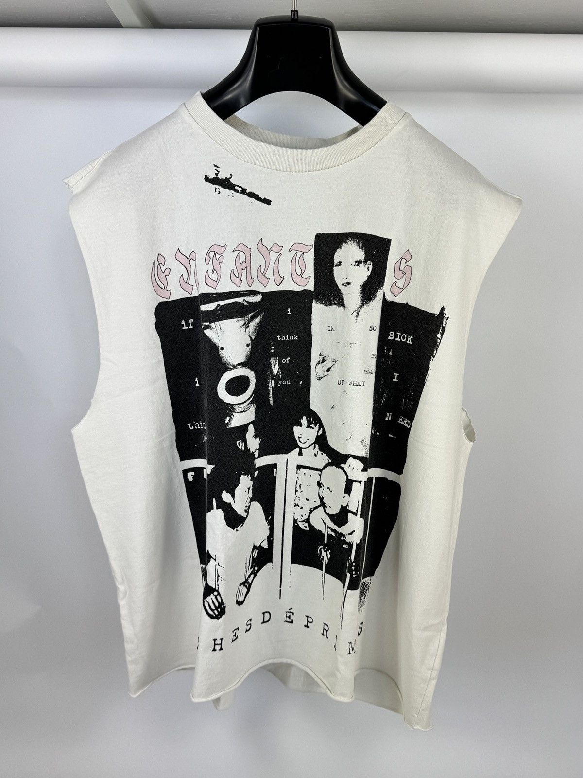 Enfants Riches Deprimes ENDLESS BLOCKADES CUT OFF T-SHIRT