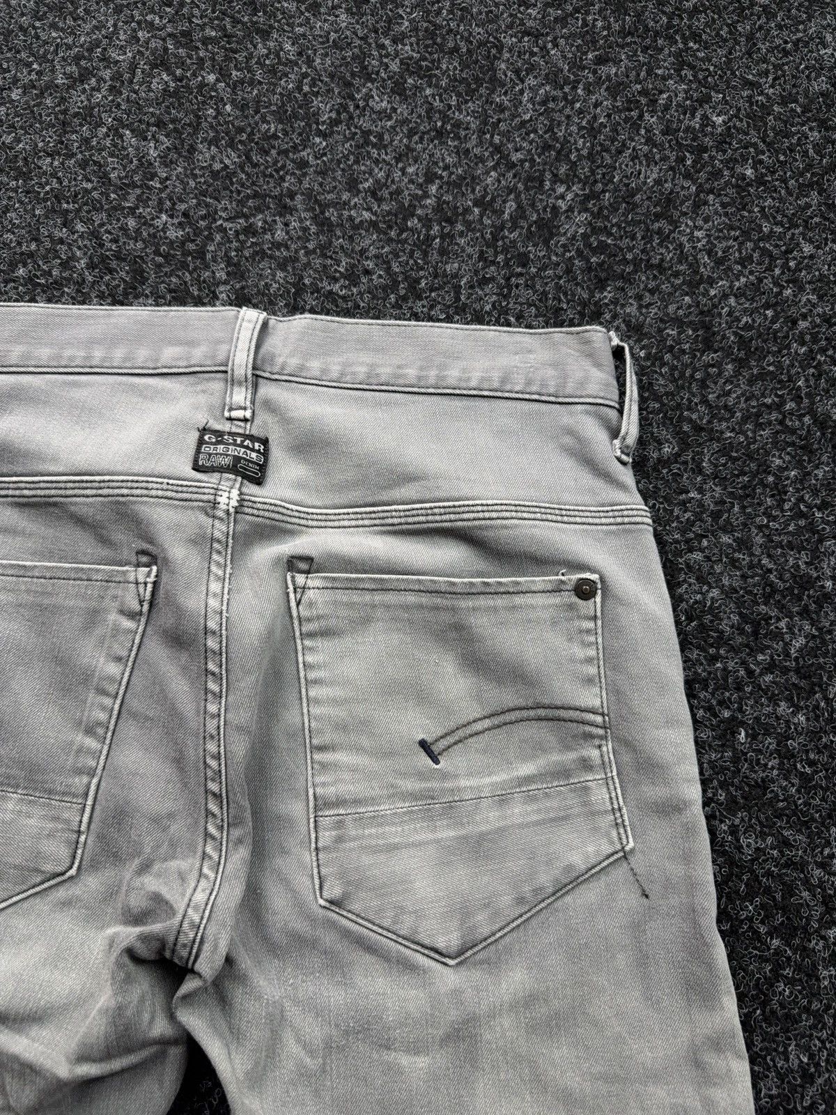 G-Star 00s Y2K G-Star RAW New Radar Slim Faded Distressed Y2K Jeans Size US 29 - 16 Thumbnail