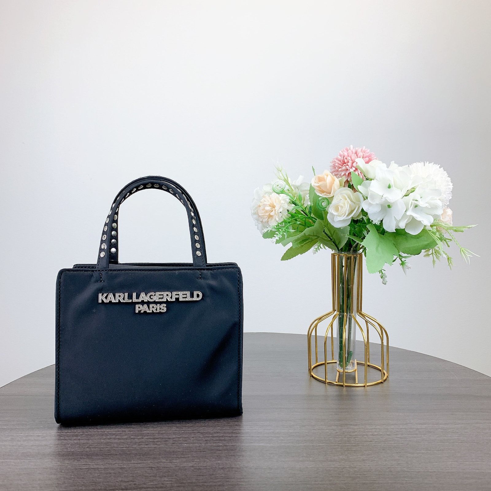 Karl Lagerfeld Karl Lagerfeld LH3DE8CR IKONS MINI SATCHEL CHAIN ​​Black Size ONE SIZE - 2 Thumbnail