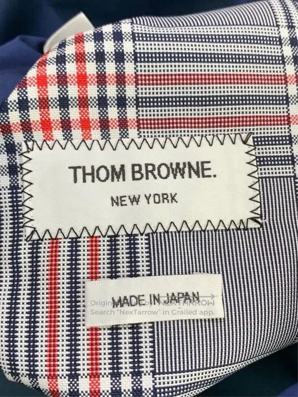 Thom Browne Thom Browne Men's Long Navy Trench Coat . Size US S / EU 44-46 / 1 - 6 Thumbnail