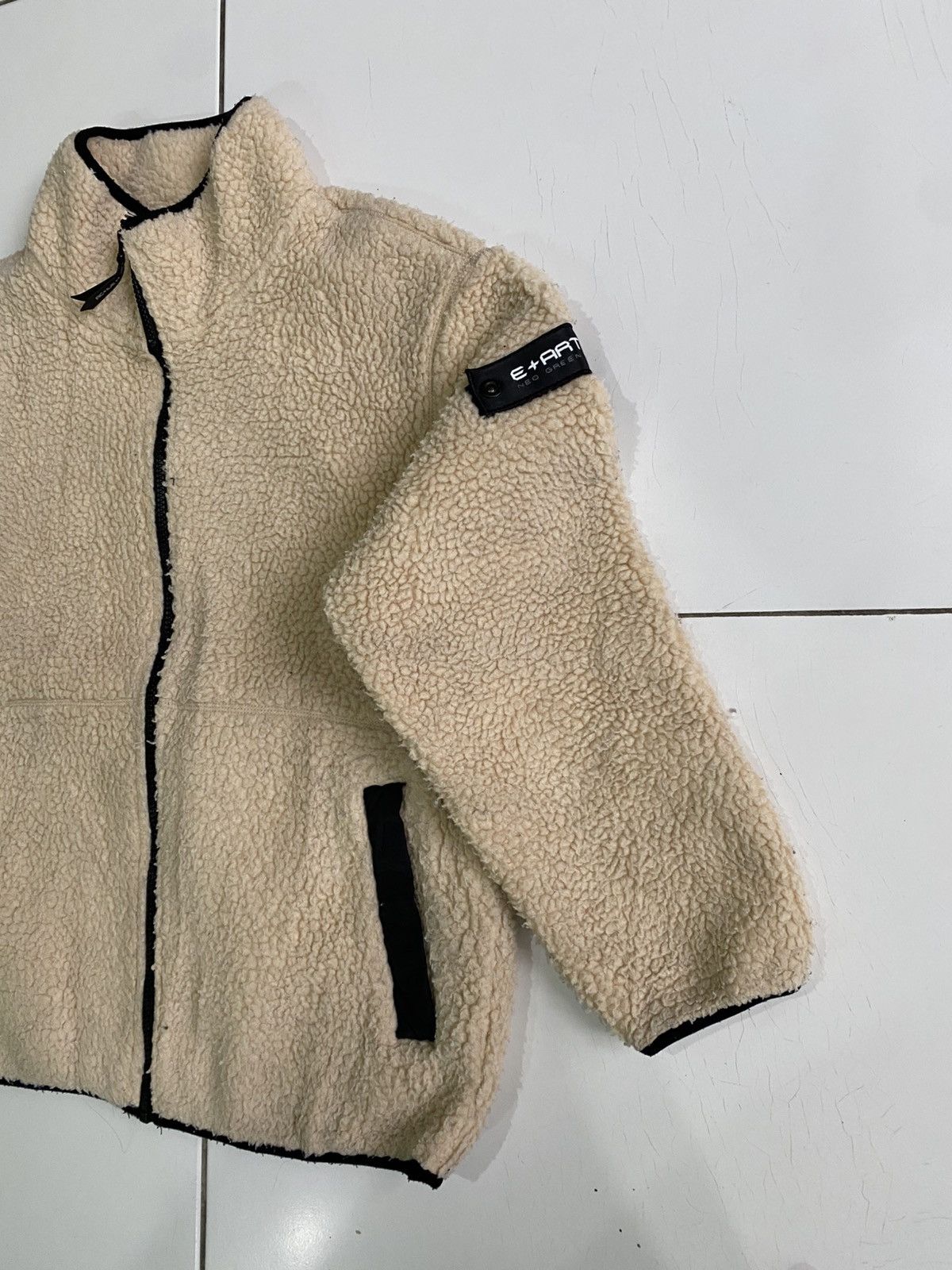 Hang Ten Vintage Hangtee Sherpa Fleece zip up Jacket Size US XS / EU 42 / 0 - 5 Thumbnail