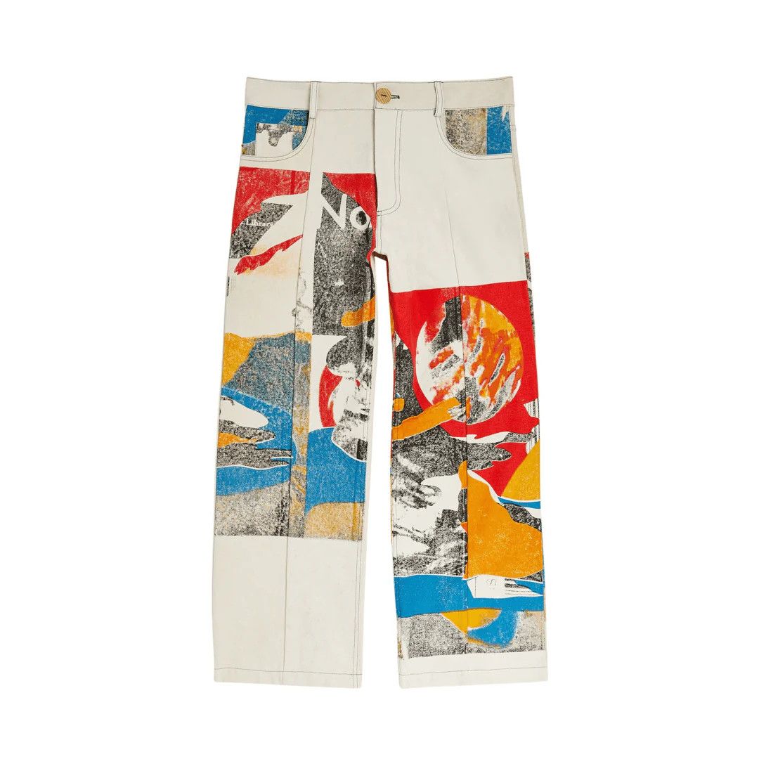 Bethany Williams o1mle0424 Bell Tent Jeans in Multicolor Size US 30 / EU 46 - 1 Thumbnail