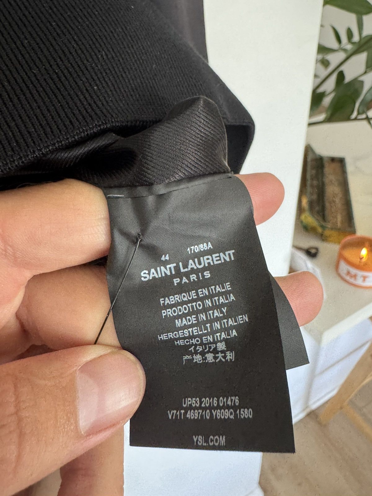 Saint Laurent Paris Hedi Moon Bomber Size US S / EU 44-46 / 1 - 4 Thumbnail