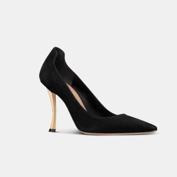 Dior o1w1db10924 D-Fame Pump in Black Size US 7 / IT 37 - 2 Thumbnail