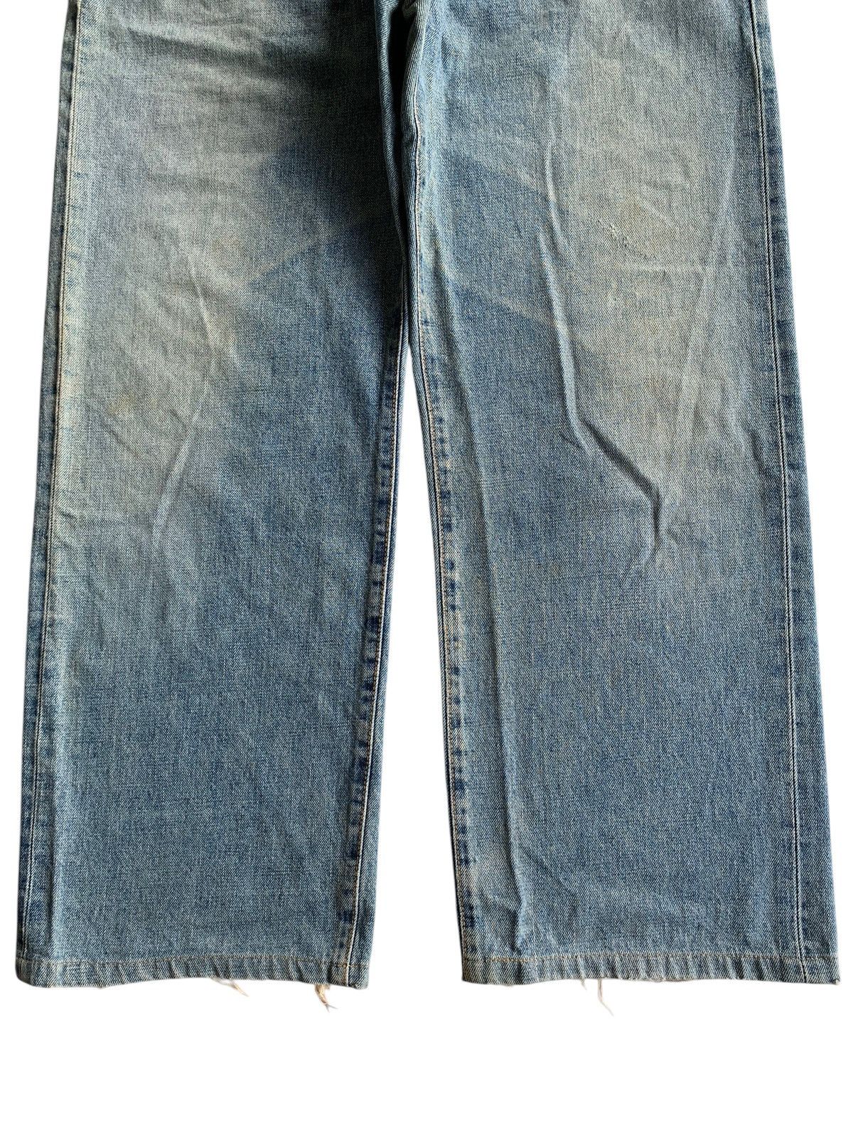 Kapital VINTAGE EDWIN 505 BAGGY SELVEDGE FADED DISTRESSED DENIM Size US 33 - 6 Thumbnail