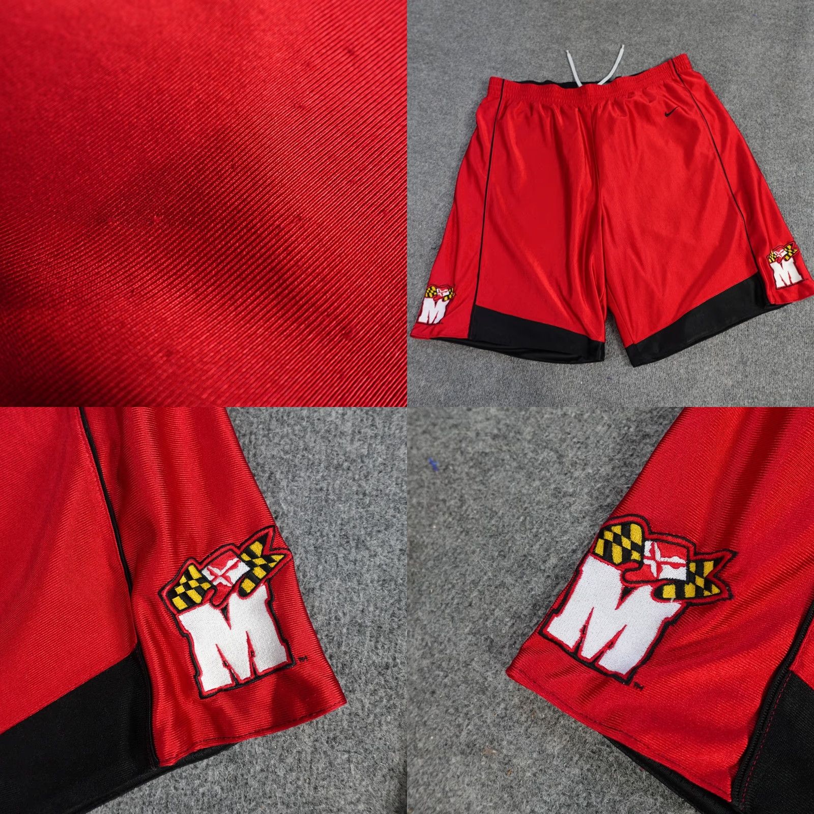 Nike VINTAGE Nike Maryland Basketball Shorts 2XL Red Black Reversible Terps Men 2XL Red Basketball Reversible Nike Maryland Shorts Size US 39 - 9 Thumbnail