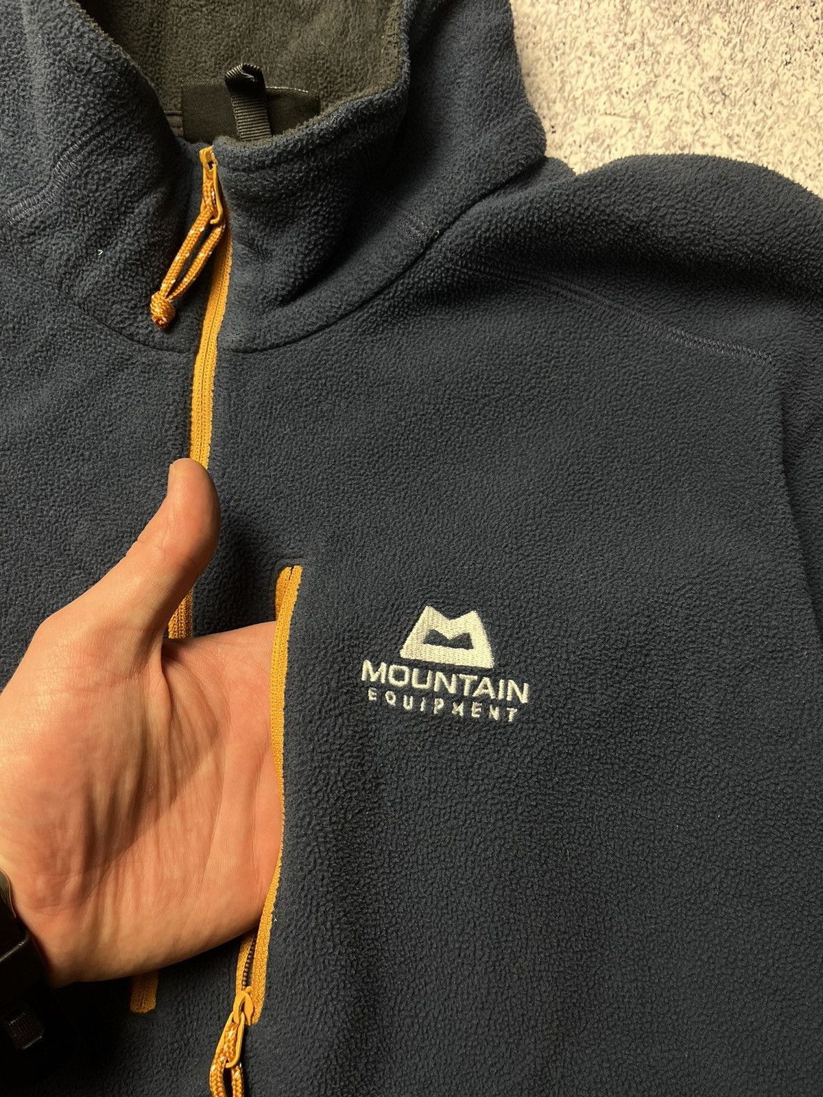 Mountain Equipment Company Men's blue Mountain Equipment 1/3 zip fleece jacket Size US M / EU 48-50 / 2 - 7 Thumbnail