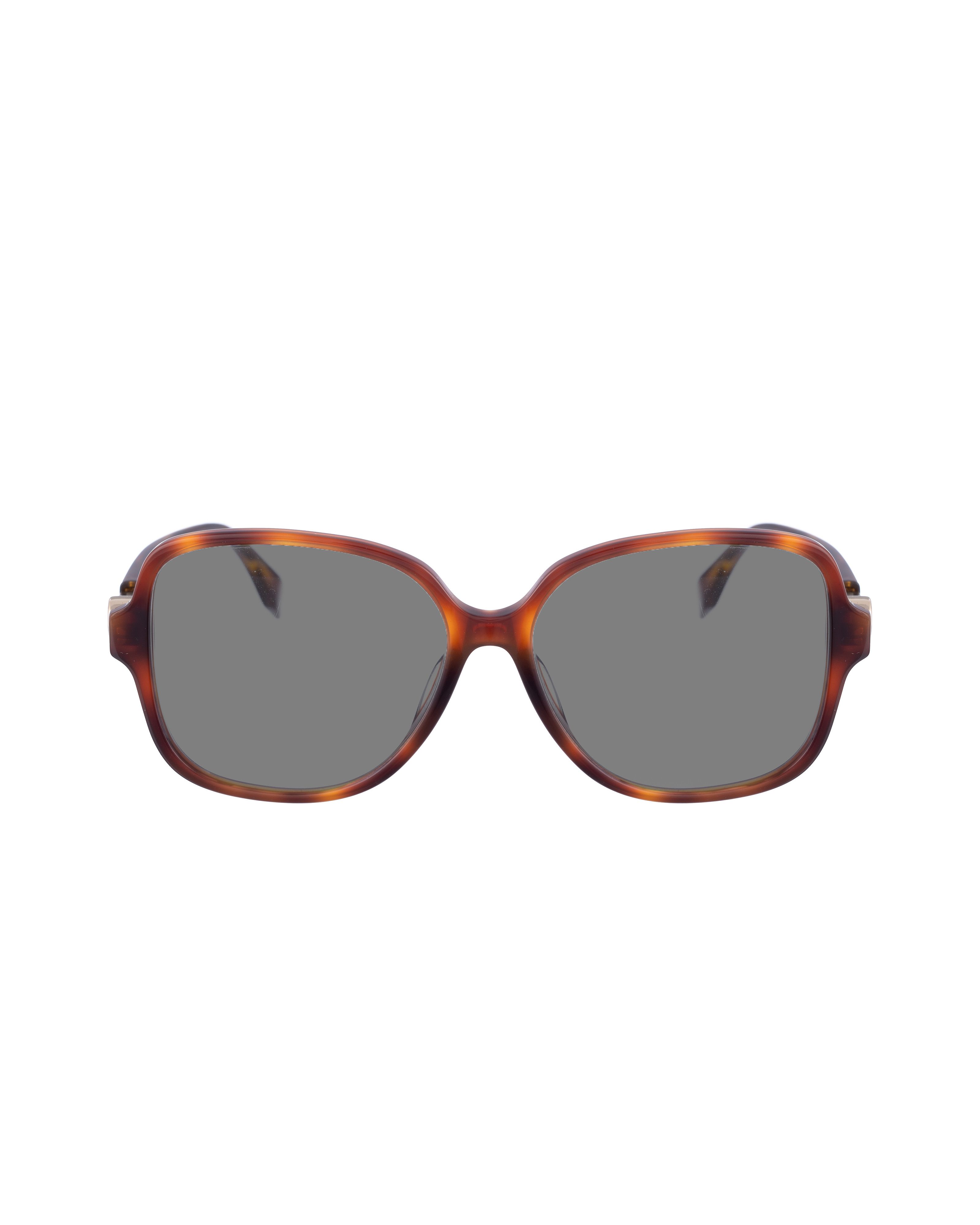 Fendi 00s Oversized Havana Retro Sunglasses