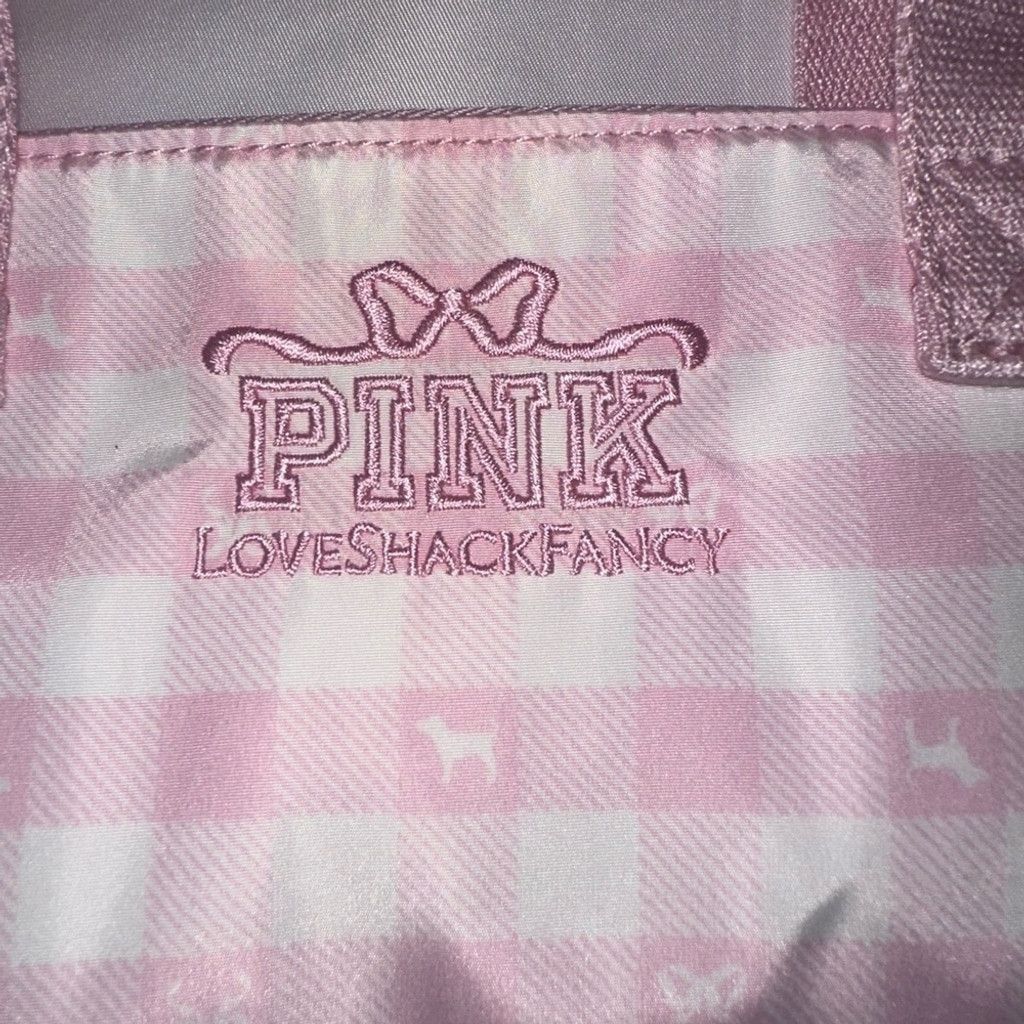 LoveShackFancy Victoria’s Secret PINK LoveShackFancy Pink Gingham Crossbody Size ONE SIZE - 5 Thumbnail