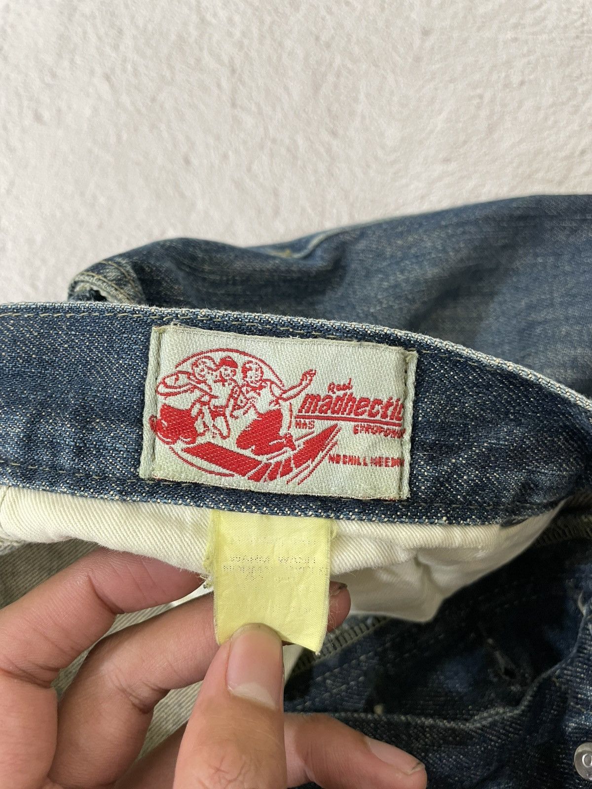 Japanese Brand 2000s Kara Kiru Denim Multi Pocket Loose Fit Size US 35 - 5 Thumbnail