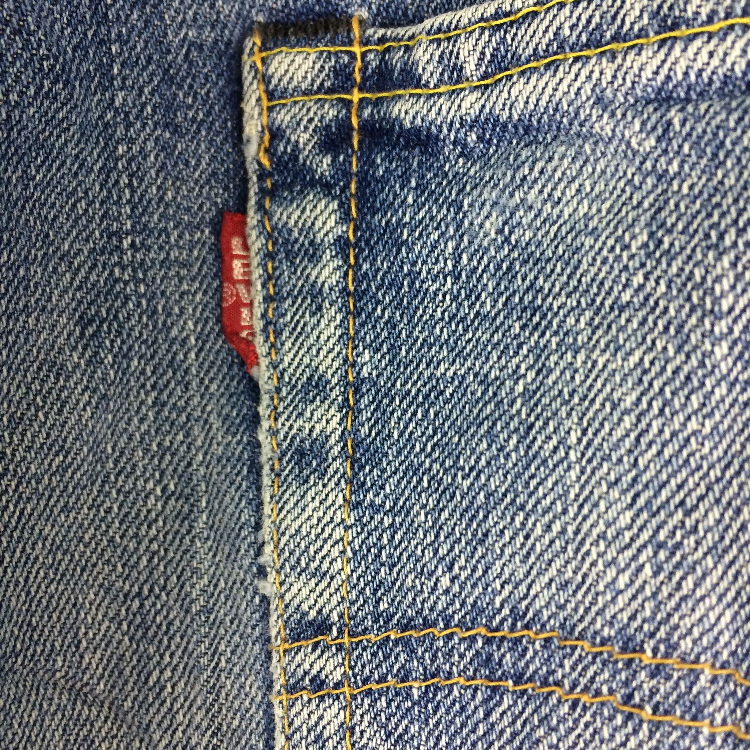 Levi's Vintage Clothing × Nirvana X32 VTG LEVIS BIG E SELVEDGE RIPPED JEANS KURT COBAIN STYLE Size US 31 - 5 Thumbnail