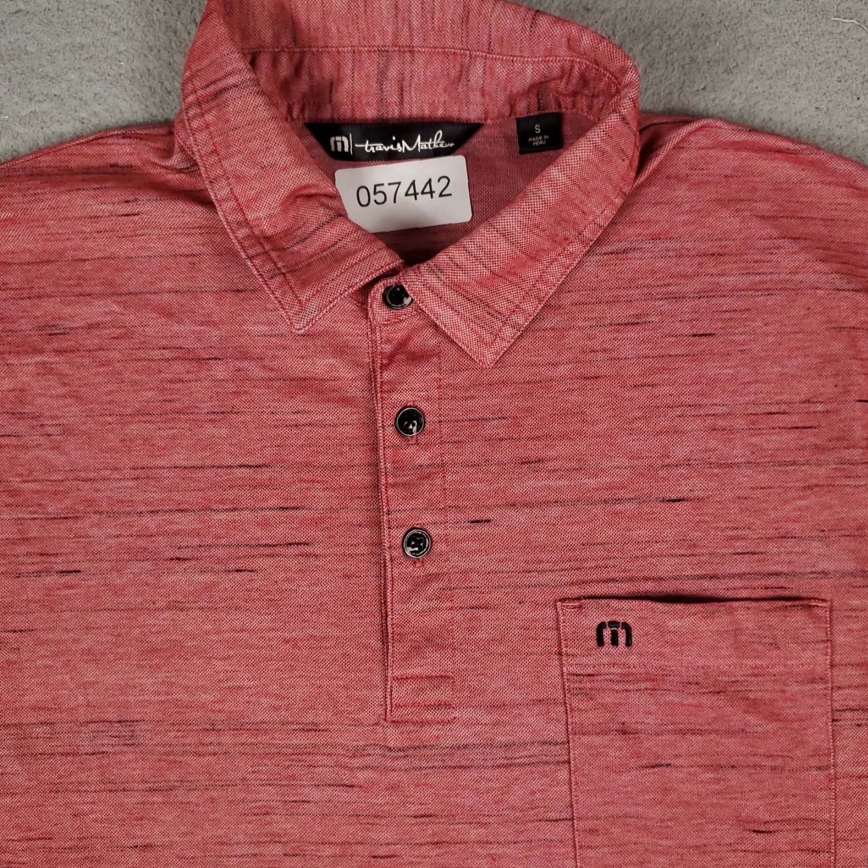 TravisMathew Travis Mathew Polo Shirt Mens Size Small Red Short Sleeve Golf Casual Size US S / EU 44-46 / 1 - 2 Thumbnail