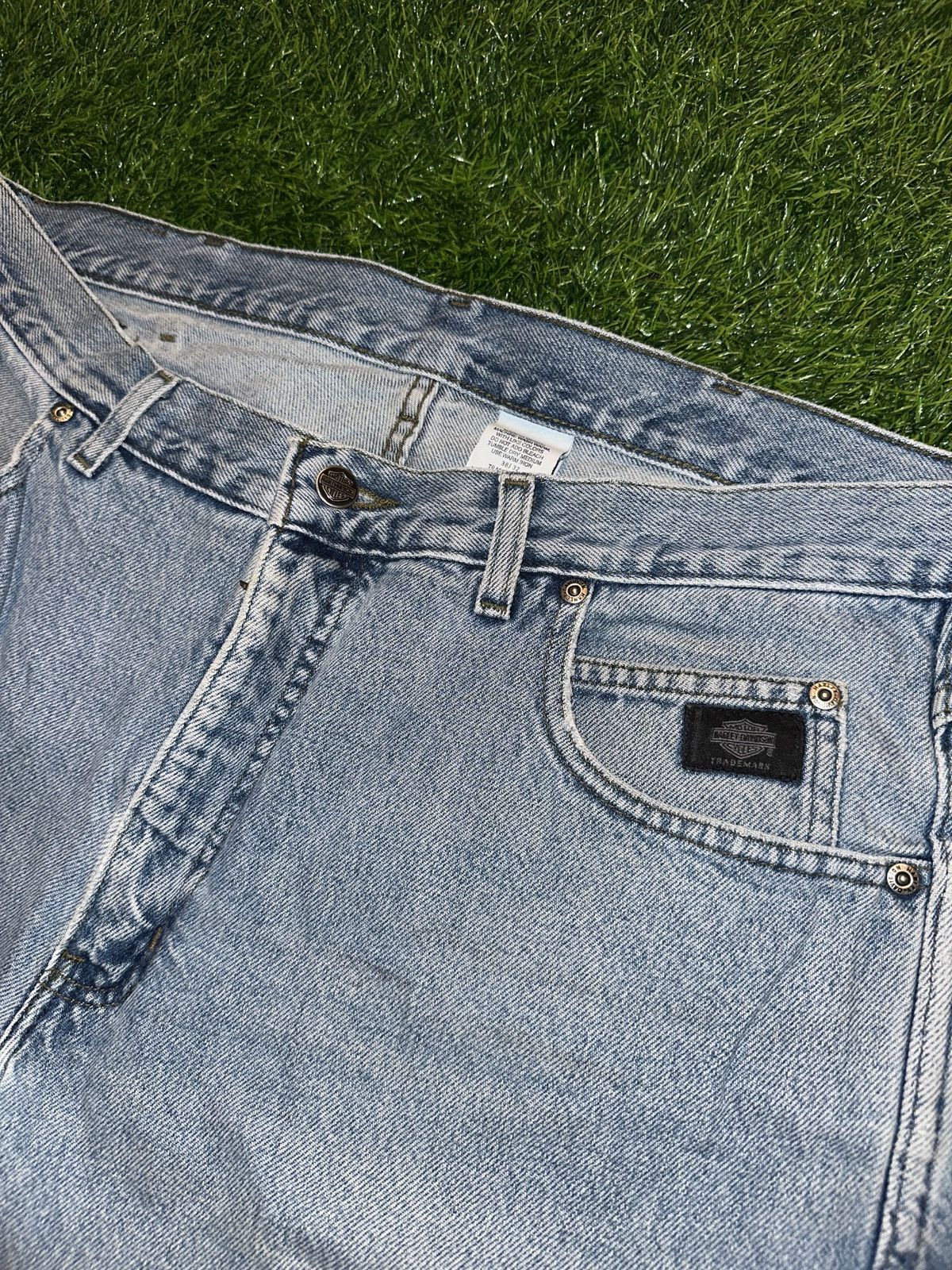 Harley Davidson Vintage harley davidson motorcycles jeans size 38 x 32 Size US 38 / EU 54 - 3 Thumbnail