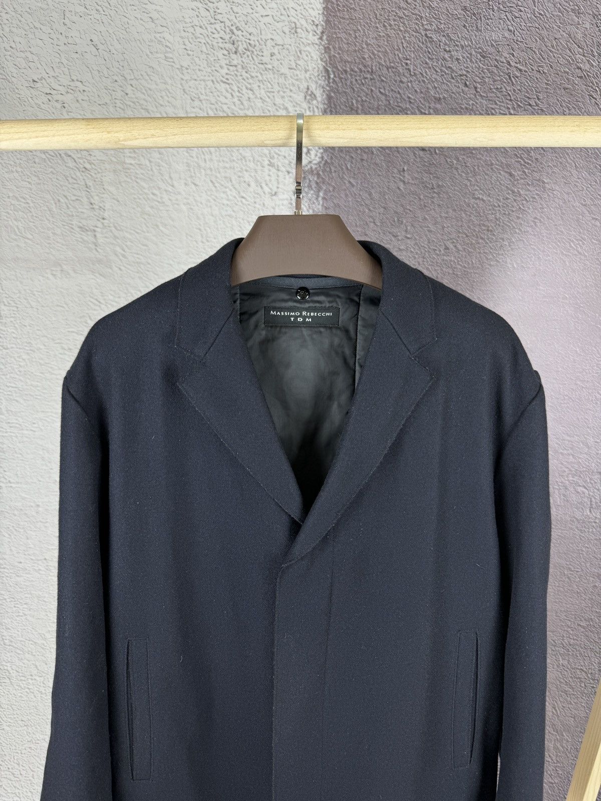 Other Massimo Rebecchi TDM wool long single breasted trench coat Size US L / EU 52-54 / 3 - 3 Thumbnail