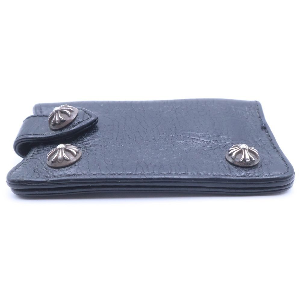 Chrome Hearts CHROME HEARTS Crossball Button Key Case Black Leather Size ONE SIZE - 3 Thumbnail