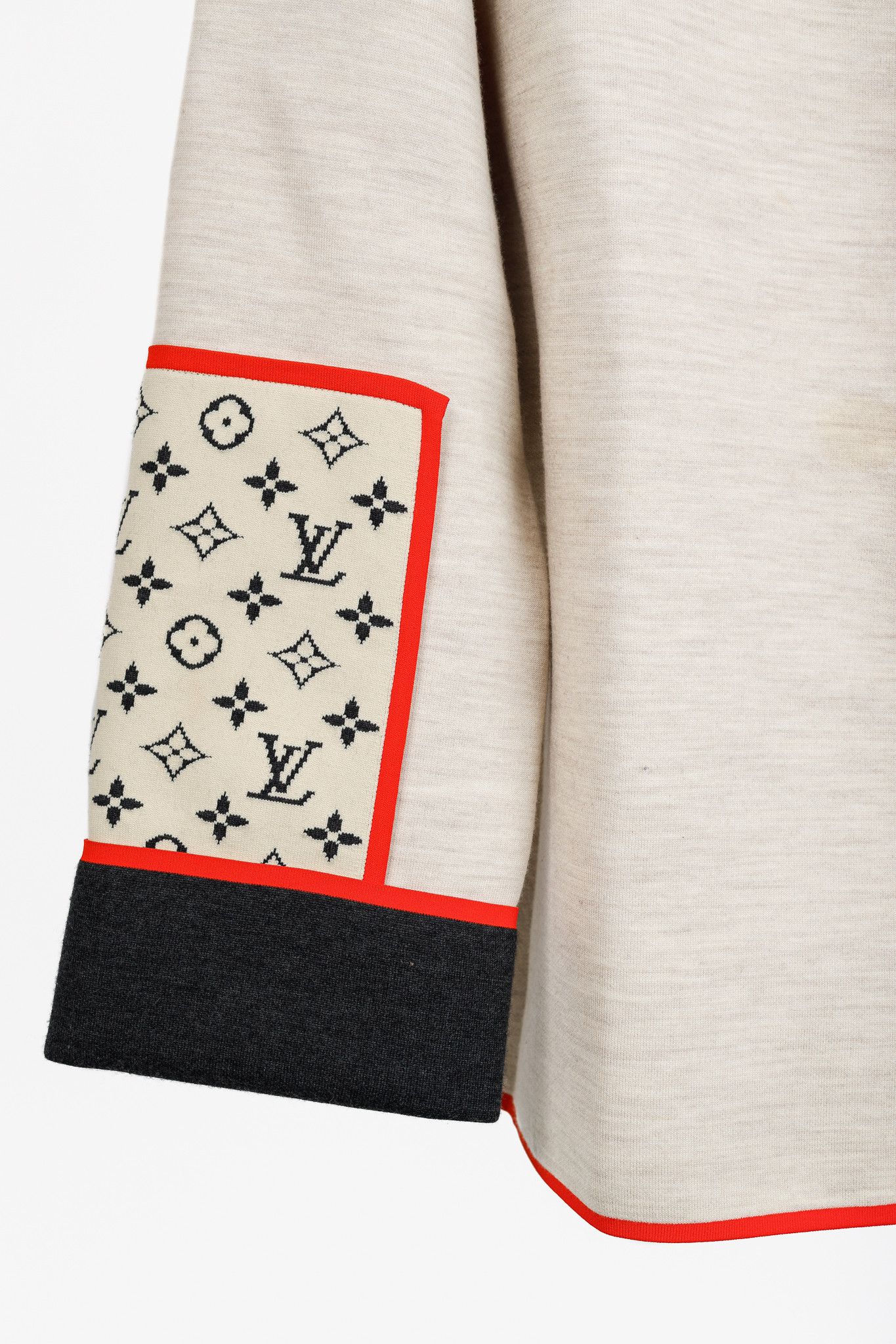 Louis Vuitton Louis Vuitton Off-White Monogram Vivid Trim Pullover Size S / US 4 / IT 40 - 6 Thumbnail