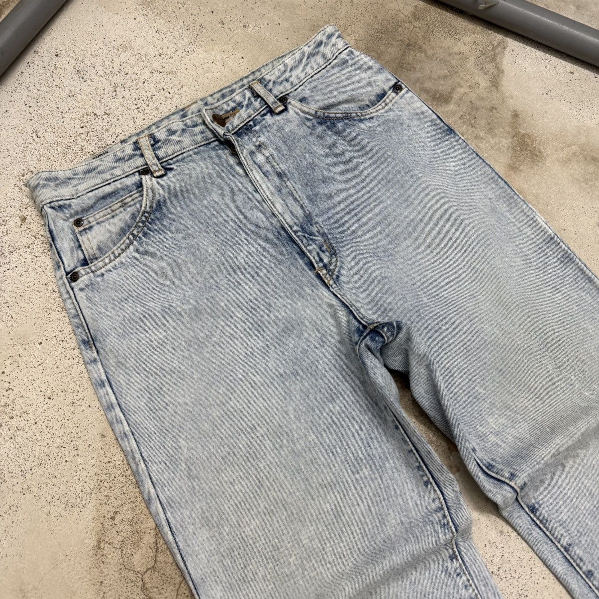 Edwin Vintage Edwin Low Rise Distressed Lightwash Denim Size US 31 - 4 Thumbnail
