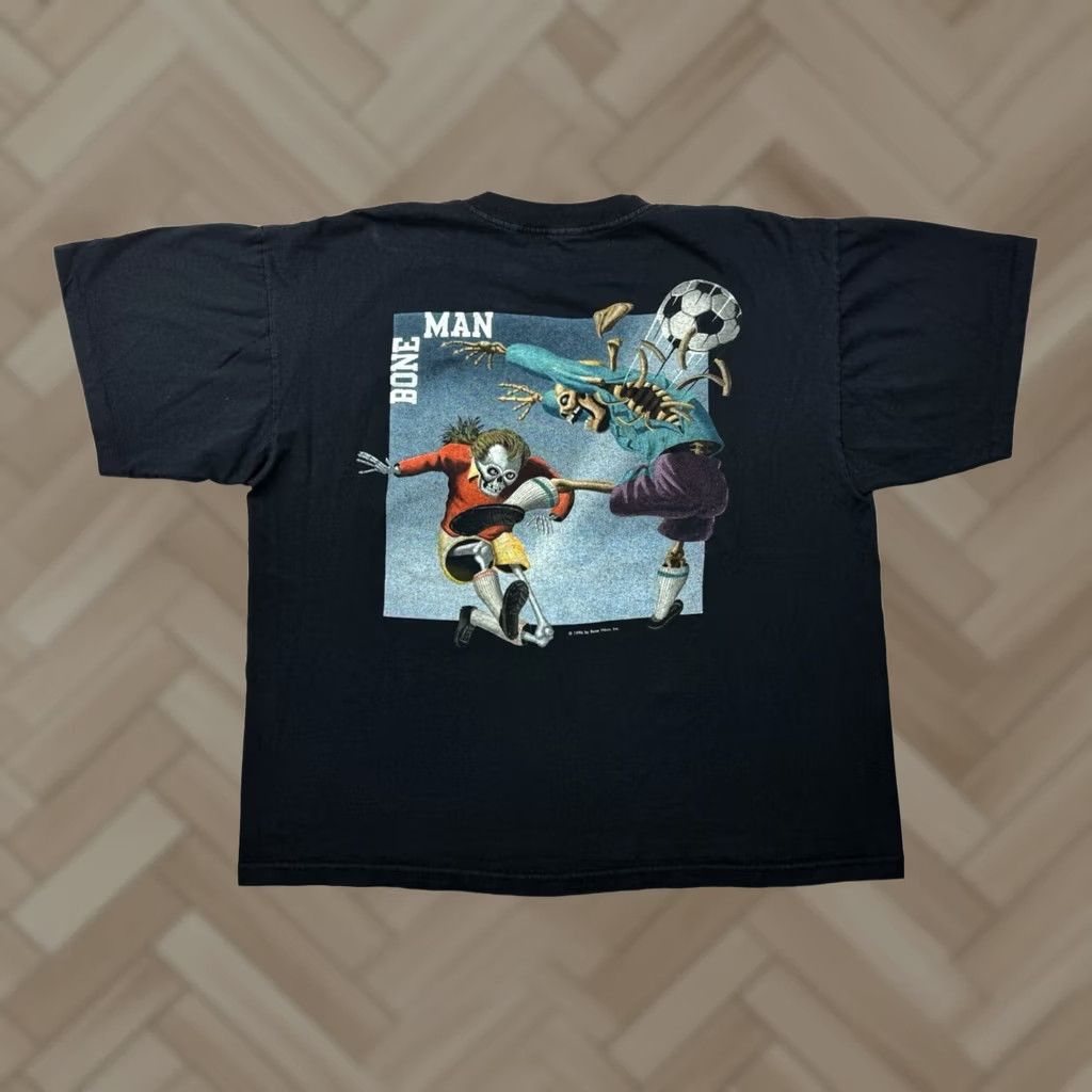Bones × TeamSESH SESH Damaged Goods Skeletons Pocket Tee | Grailed