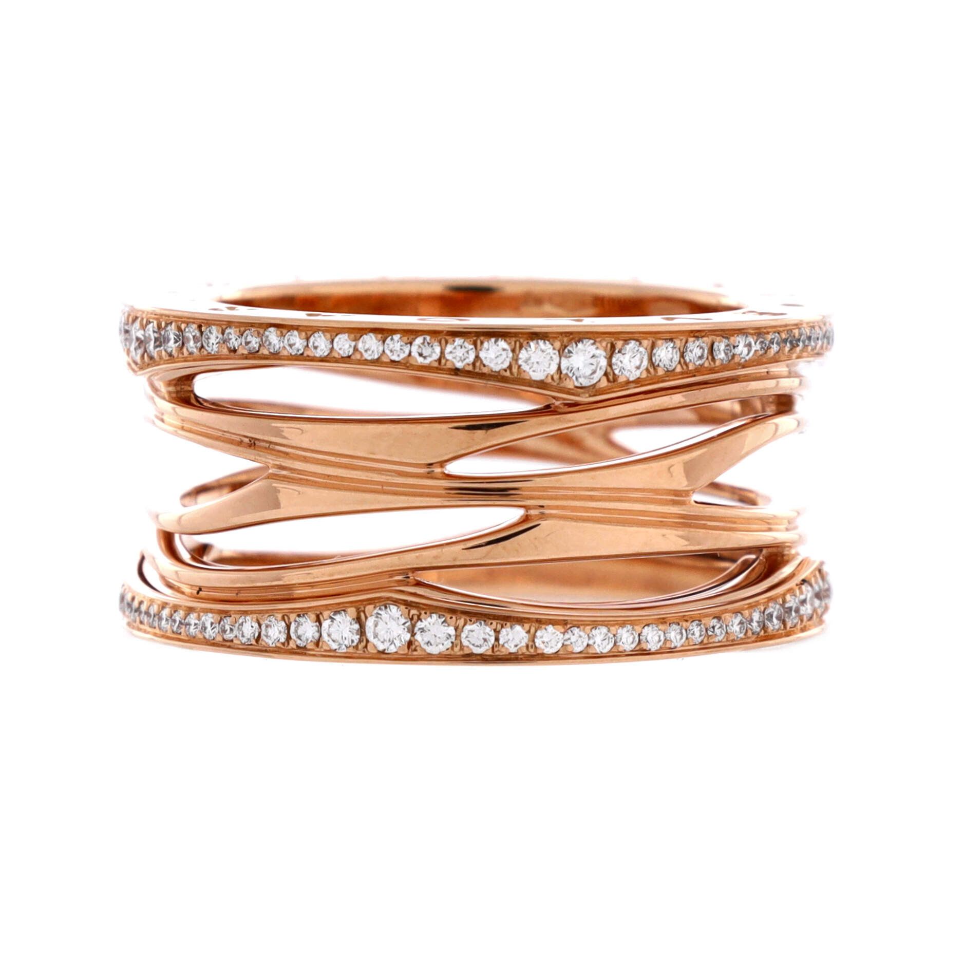 Bvlgari B.Zero1 Design Legend Zaha Hadid Four Band Ring Size ONE SIZE - 1 Thumbnail