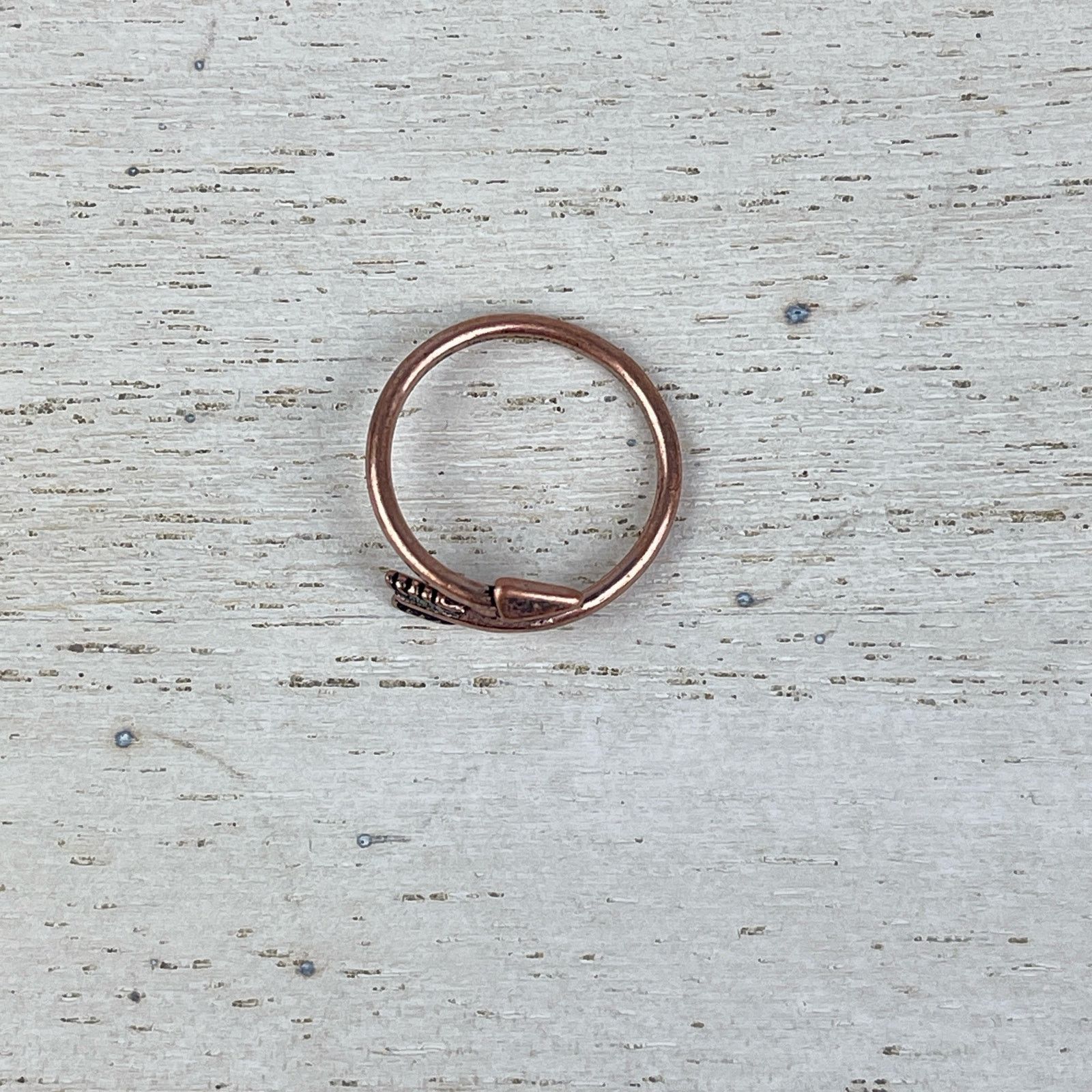 Other Dainty Copper Tone Arrow Shaped Wrap Ring Jewelry 5-5.5 NWOT Size ONE SIZE - 5 Thumbnail