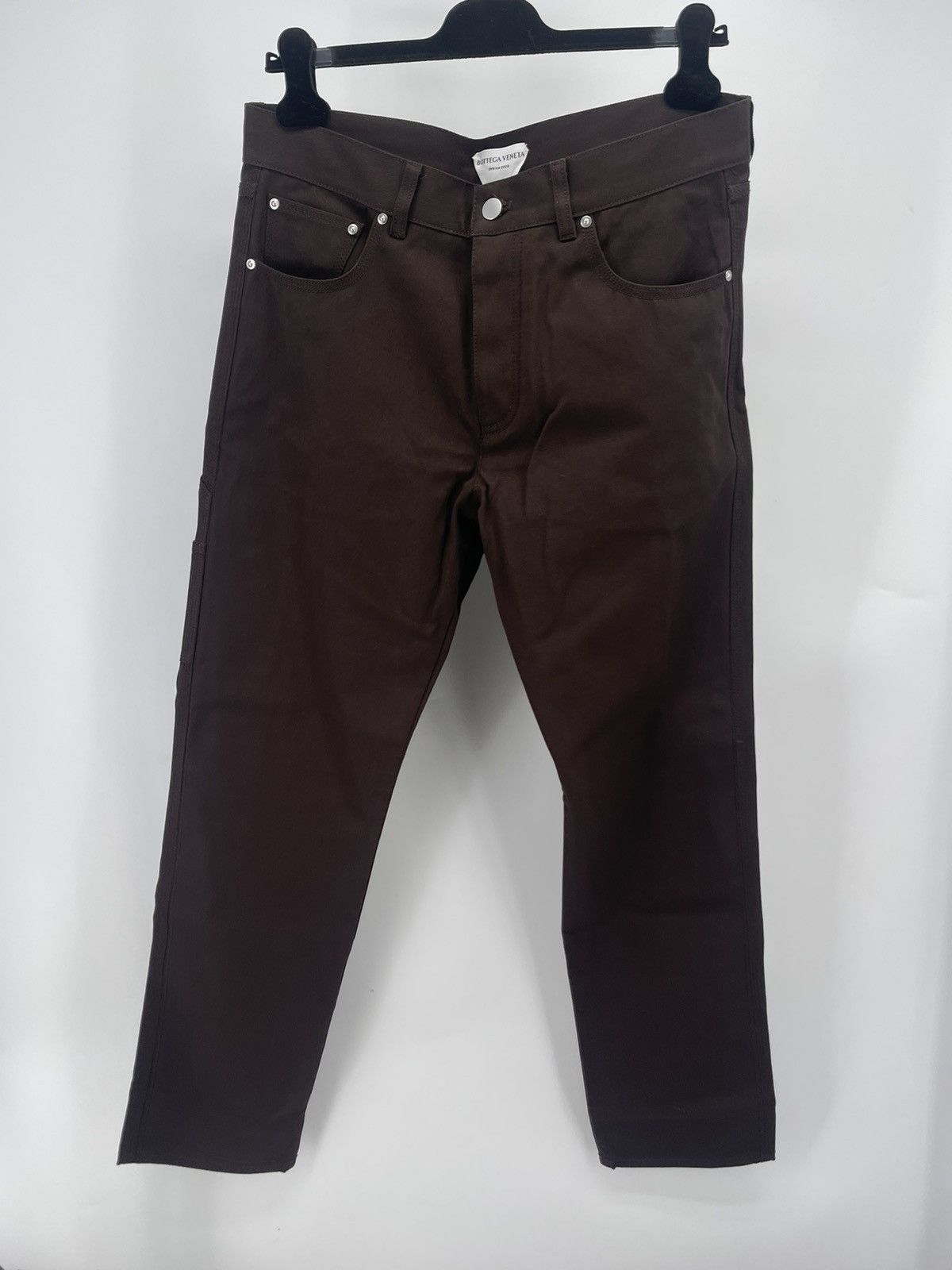 Bottega Veneta Bottega Veneta Brown Trousers Size 52 RRP $700 Size US 38 / EU 54 - 1 Thumbnail