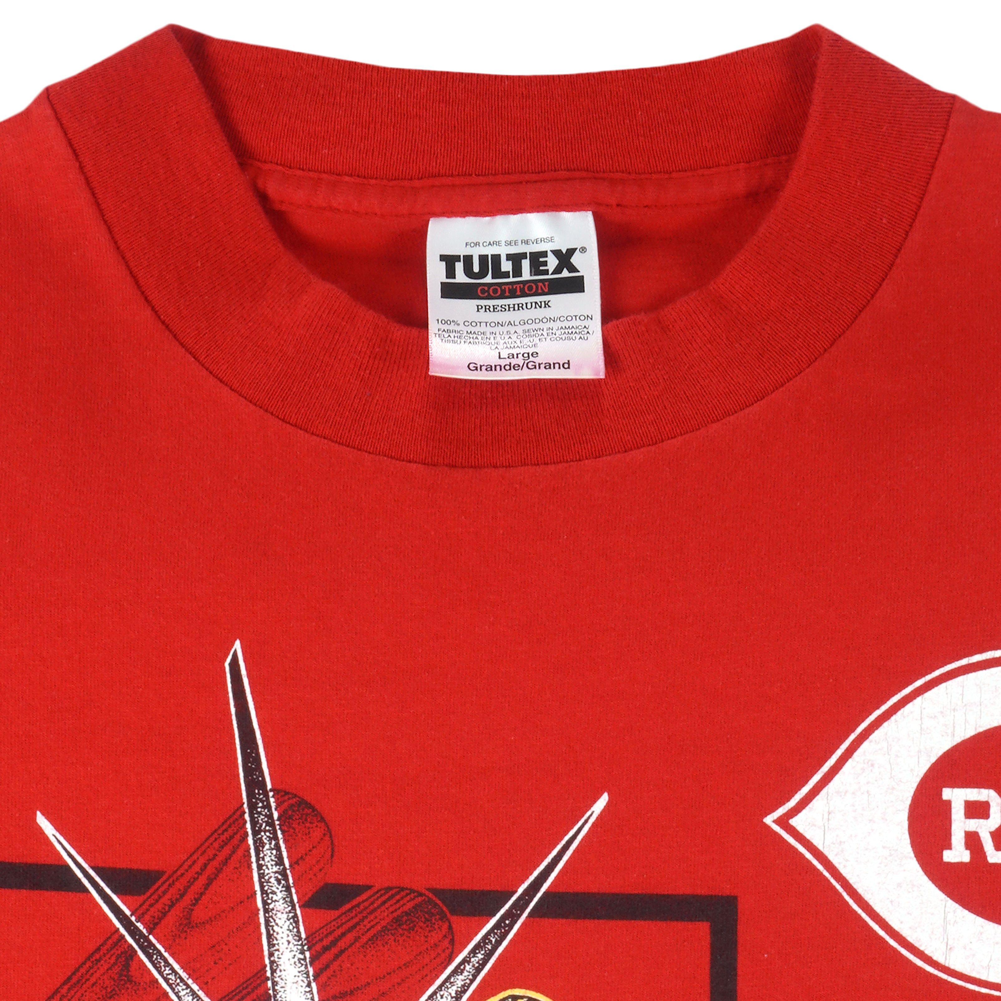 Tultex MLB - Cincinnati Reds T-Shirt 1995 Size US L / EU 52-54 / 3 - 4 Thumbnail